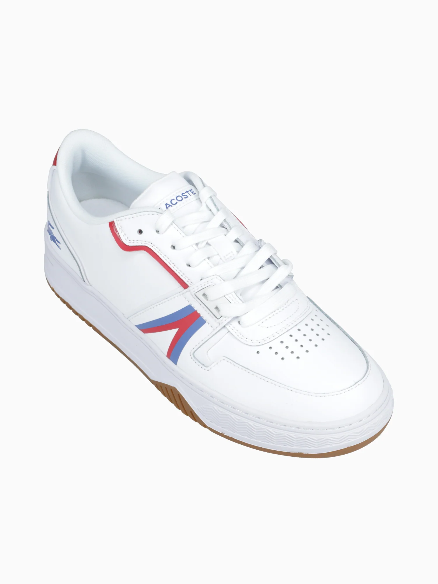 L001 124 9 White Red Blu leather - Image 6