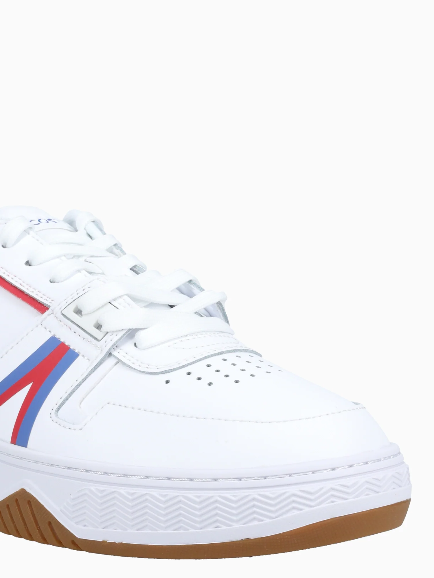 L001 124 9 White Red Blu leather - Image 7
