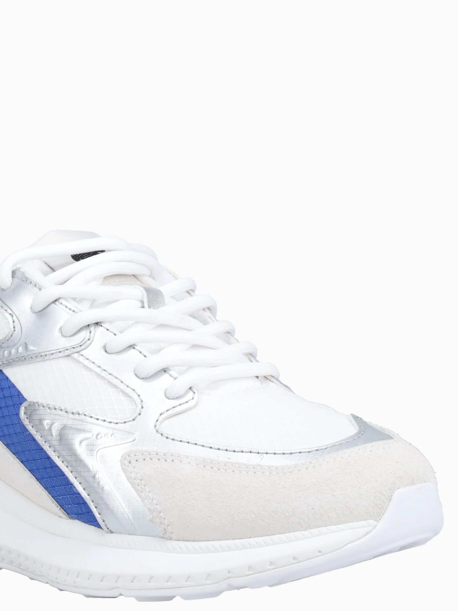 L003 Evo Wht Red Blu textile Suede - Image 6