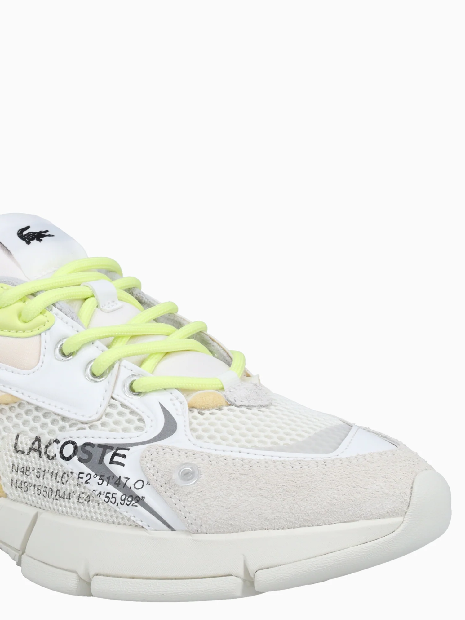 L003 Neo 223 1 Offwht Ltgrn leather Mesh - Image 6