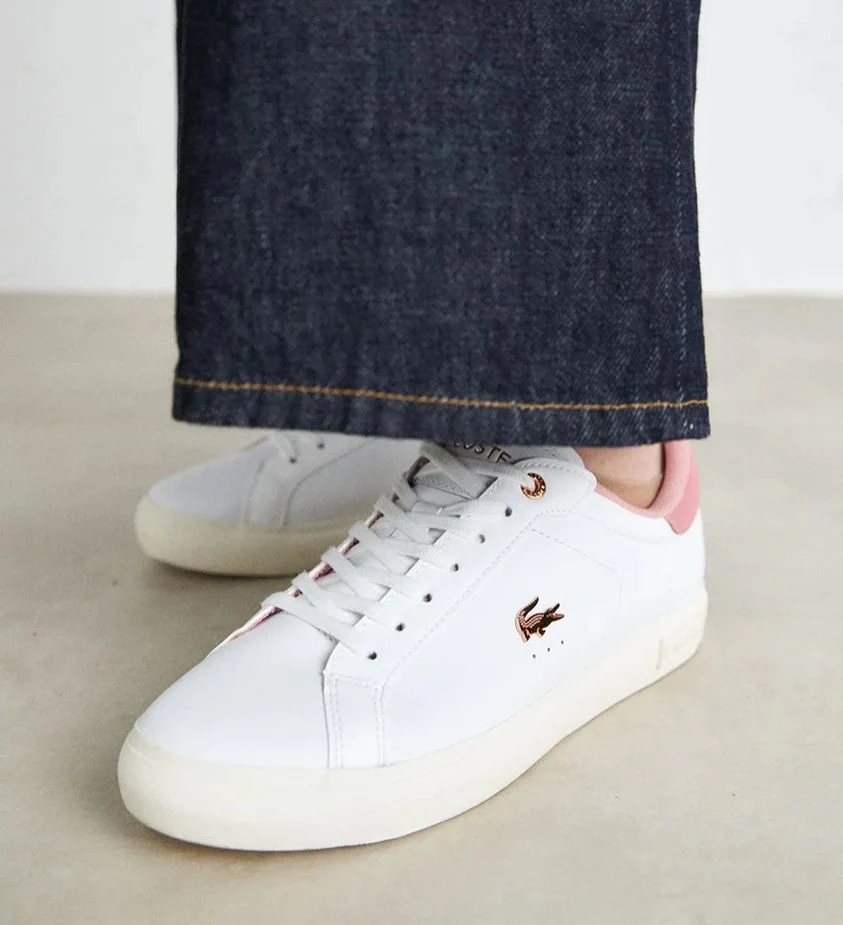 Powercourt 124 3 Wht Lt.pink leather - Image 3