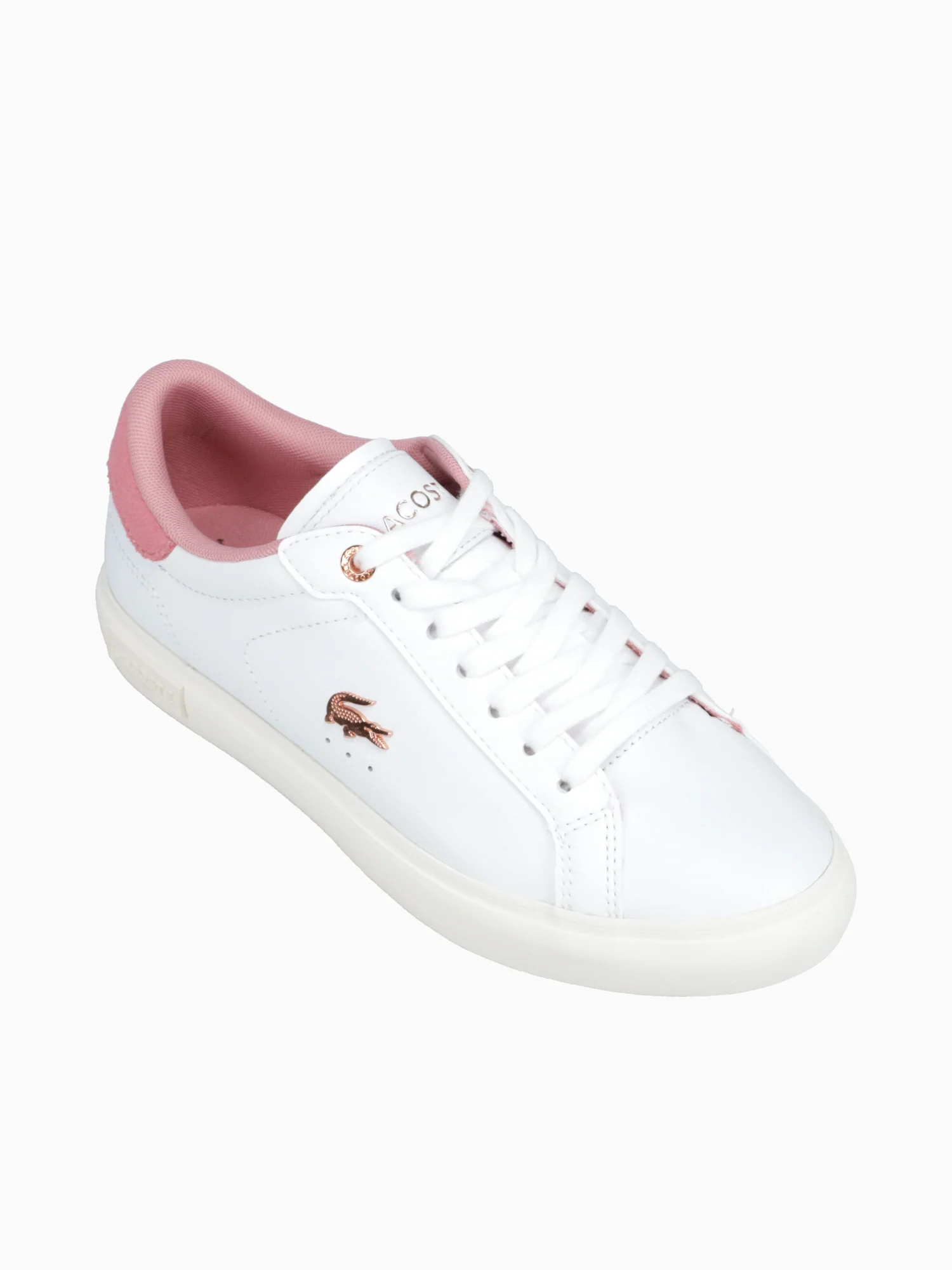 Powercourt 124 3 Wht Lt.pink leather - Image 6