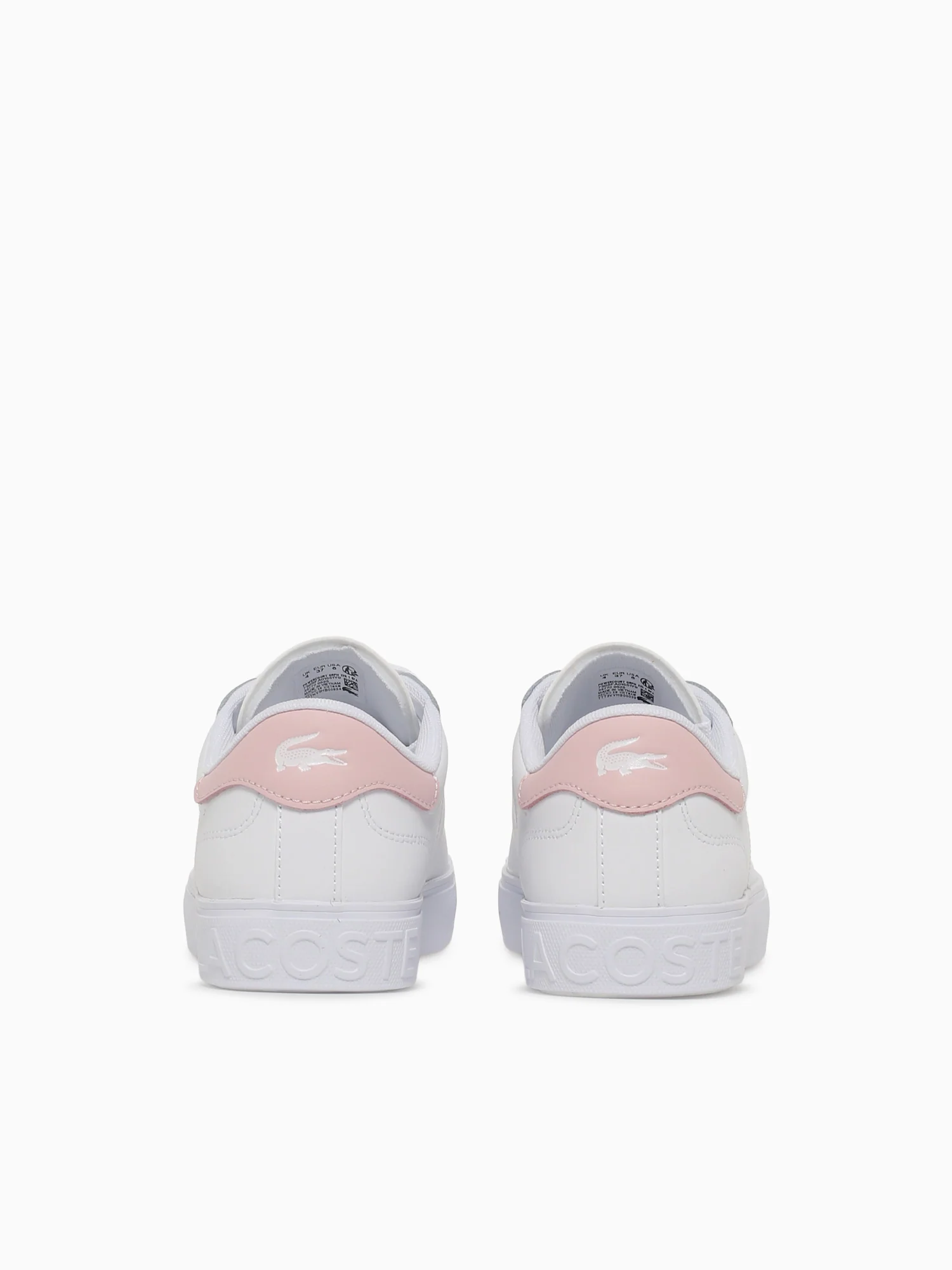 Powercourt Graphic Wht Lt.pink leather - Image 6