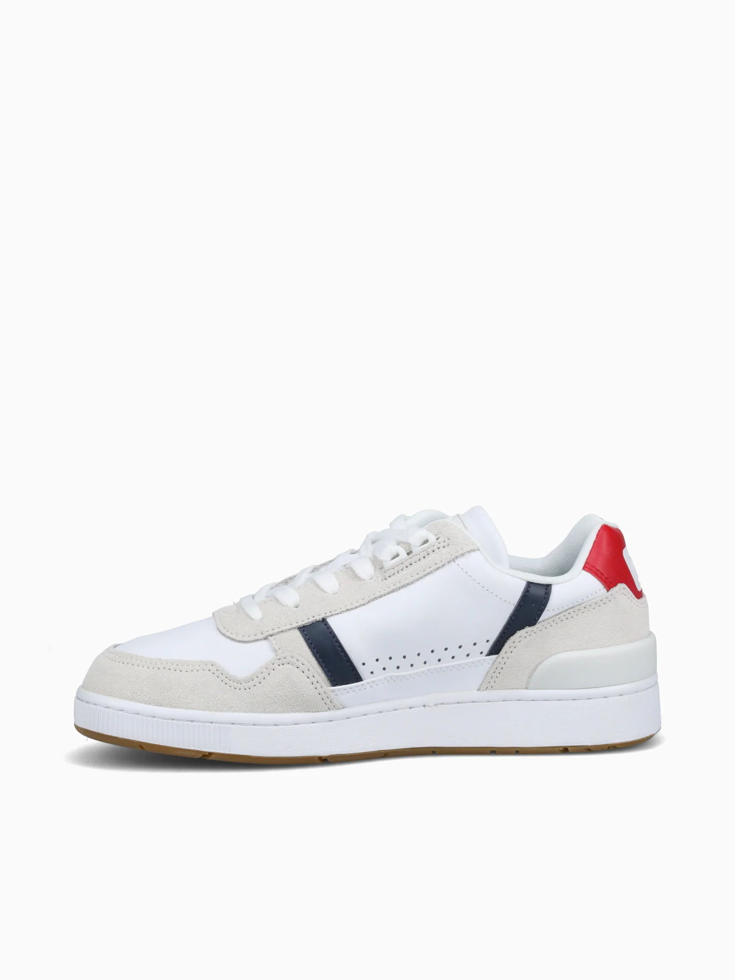 Tclip White Navy Red leather - Image 3