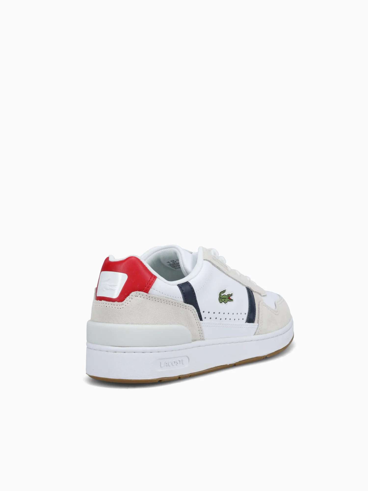 Tclip White Navy Red leather - Image 4