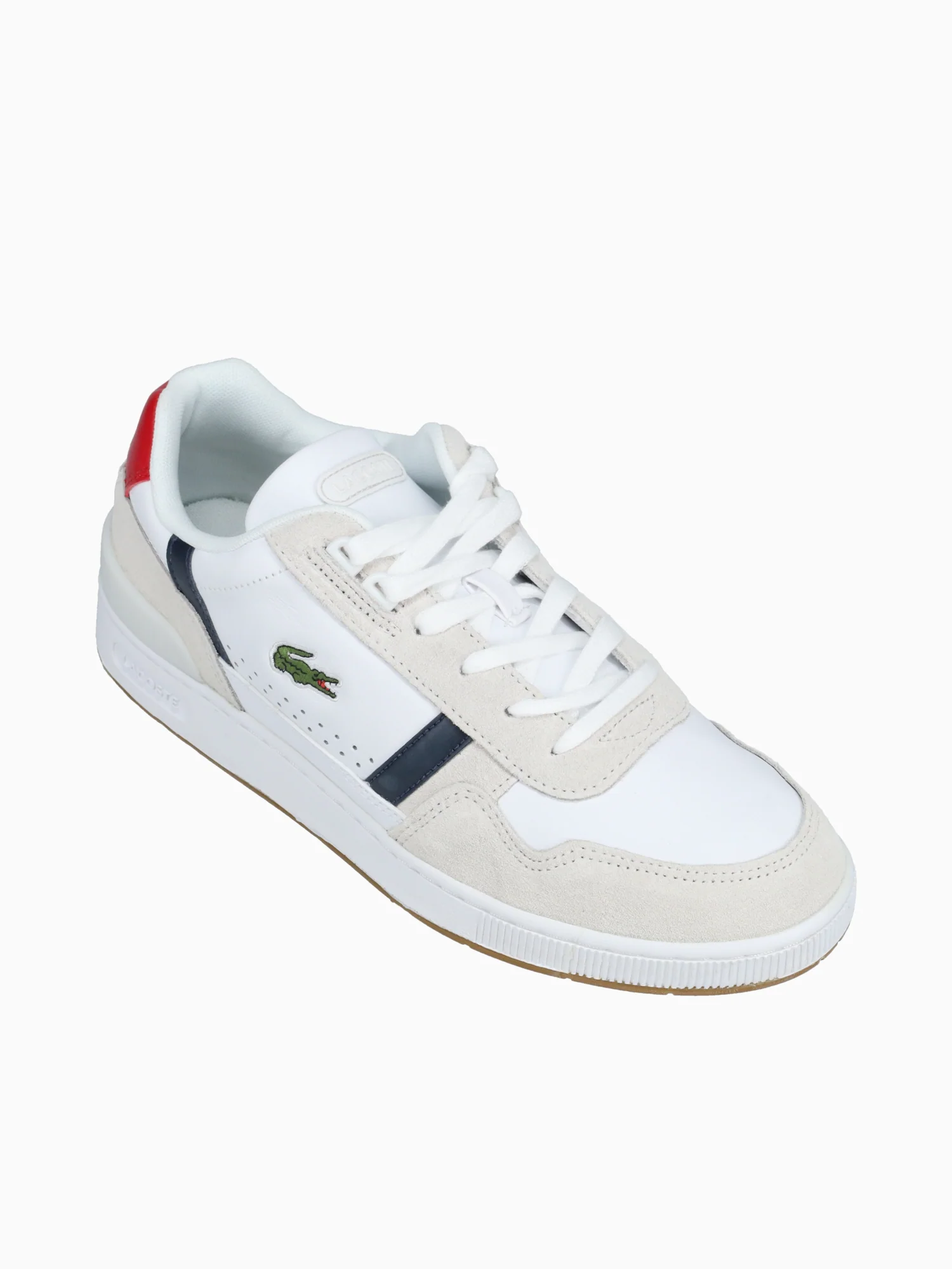 Tclip White Navy Red leather - Image 5