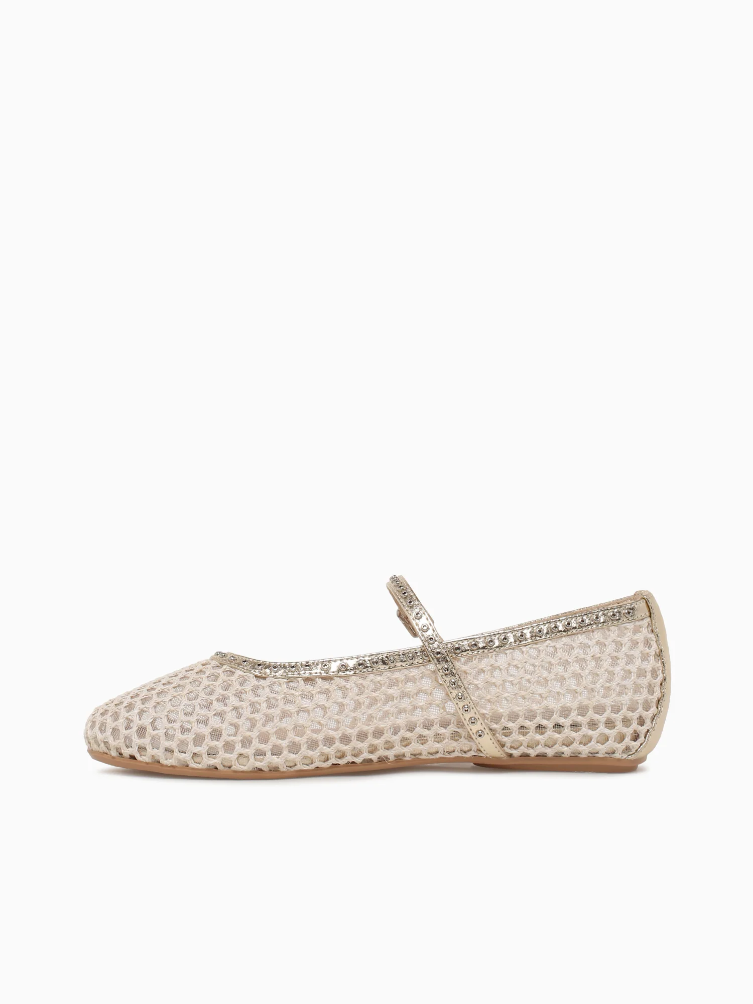 Mirabelle Beige Platino rete Pelle - Image 4