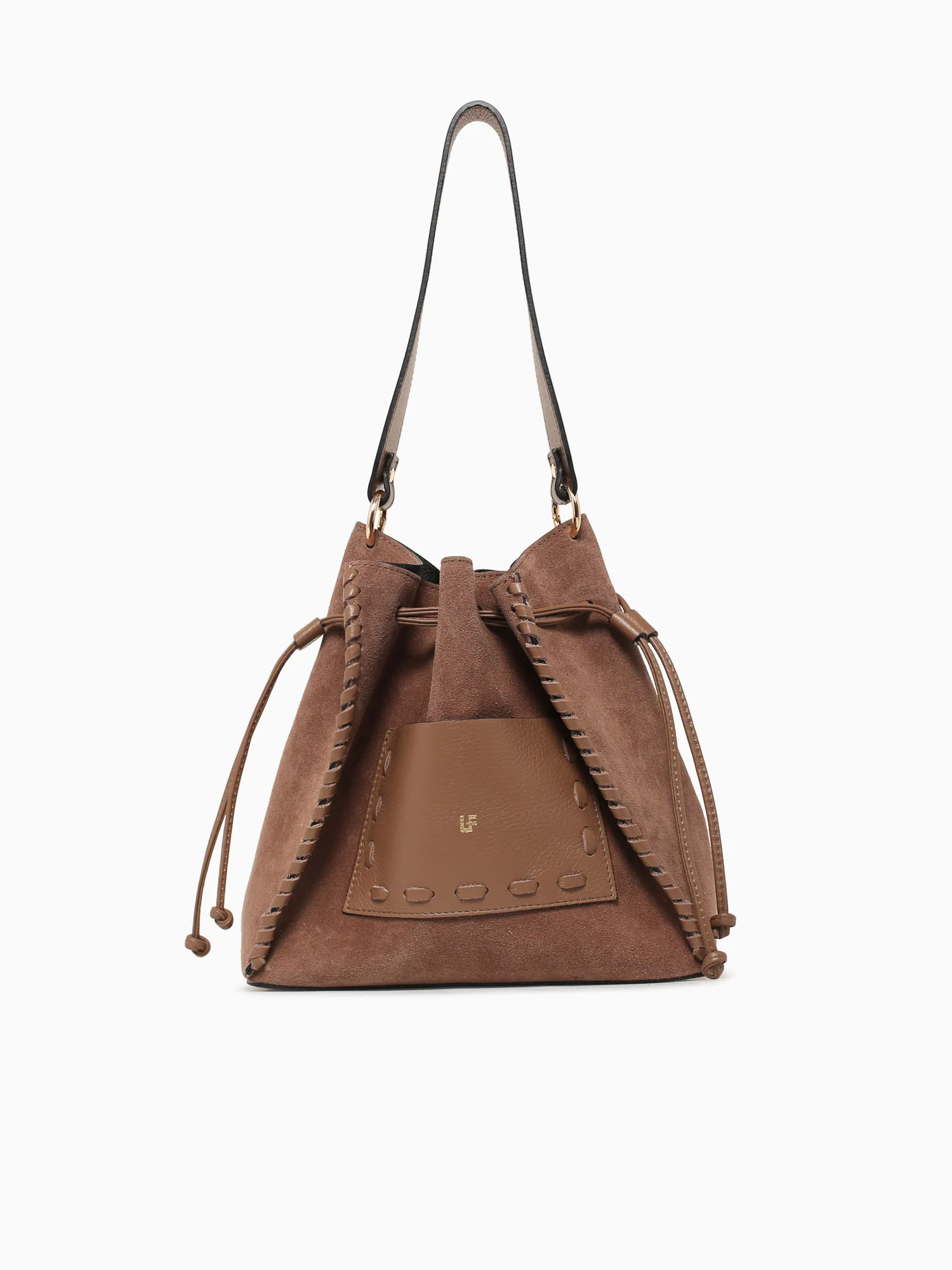 Ela Taupe Suede Leather