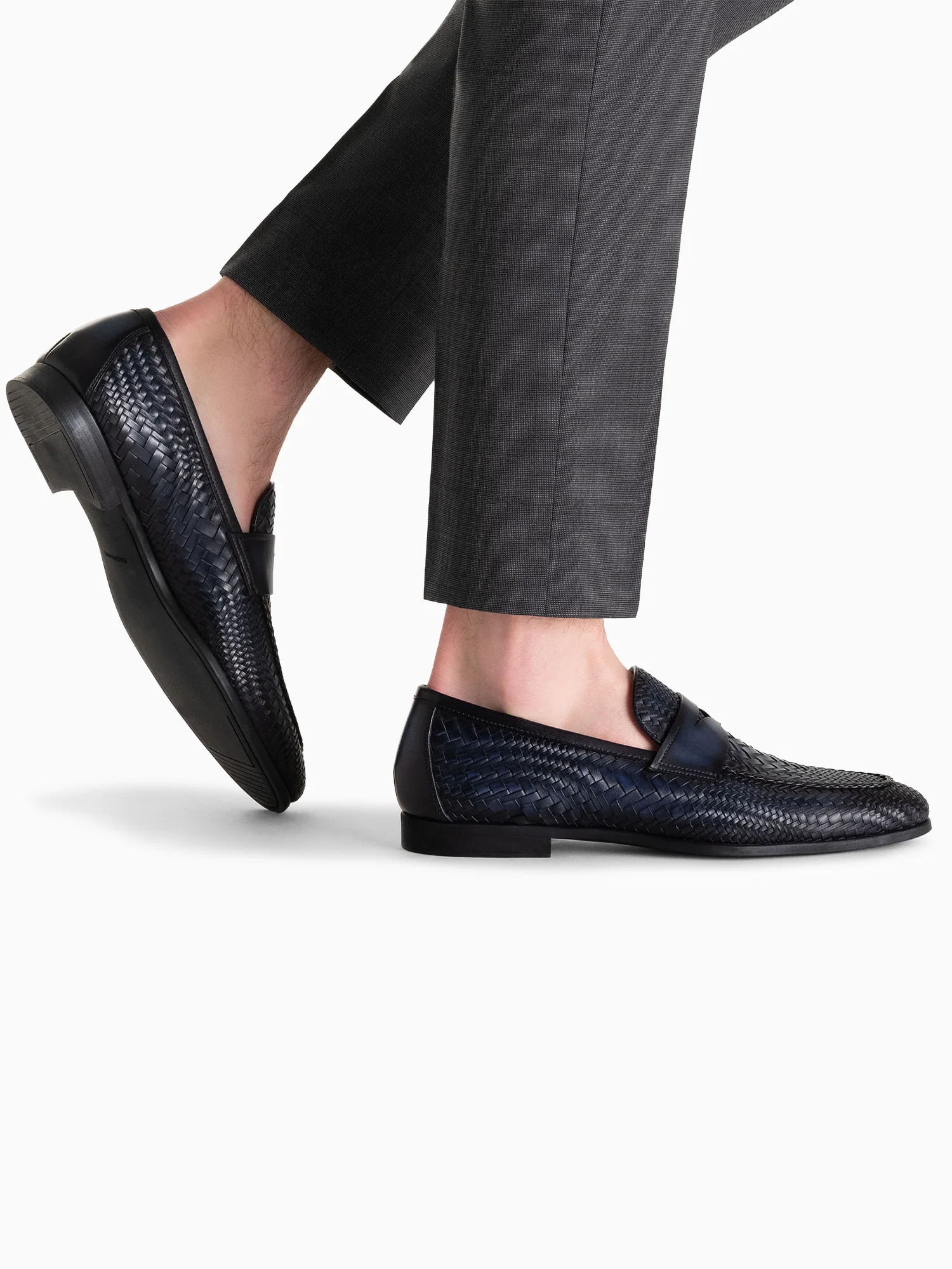 Halwell Navy Leather - Image 5