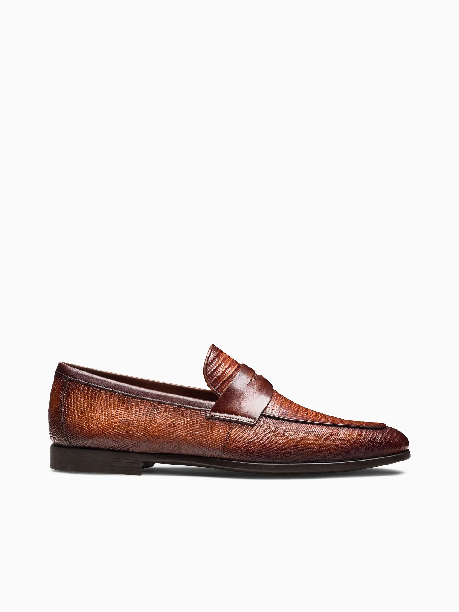 Vicente Ii Cognac Lizard
