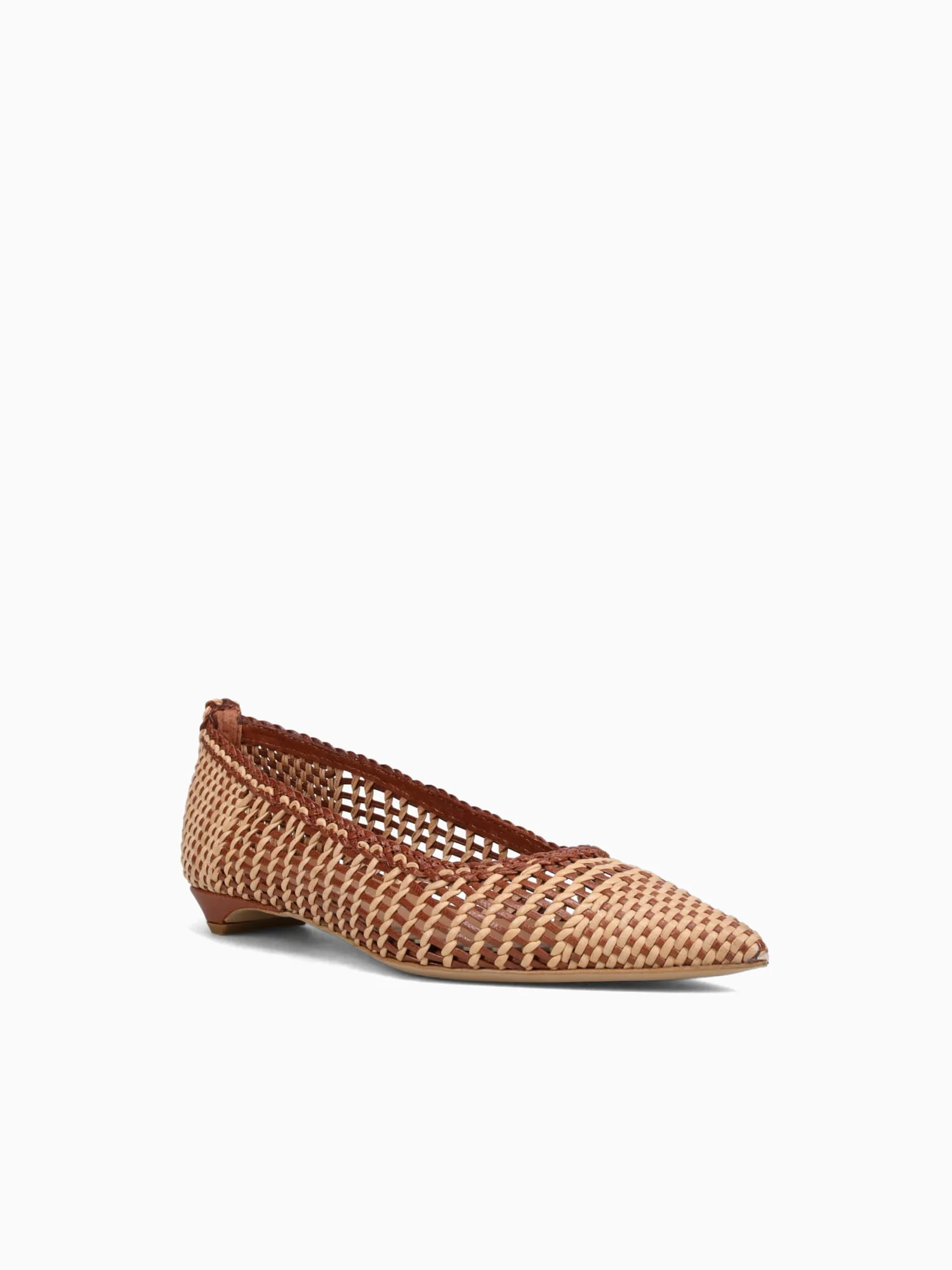 Morgaine Tan Nude raffia - Image 2