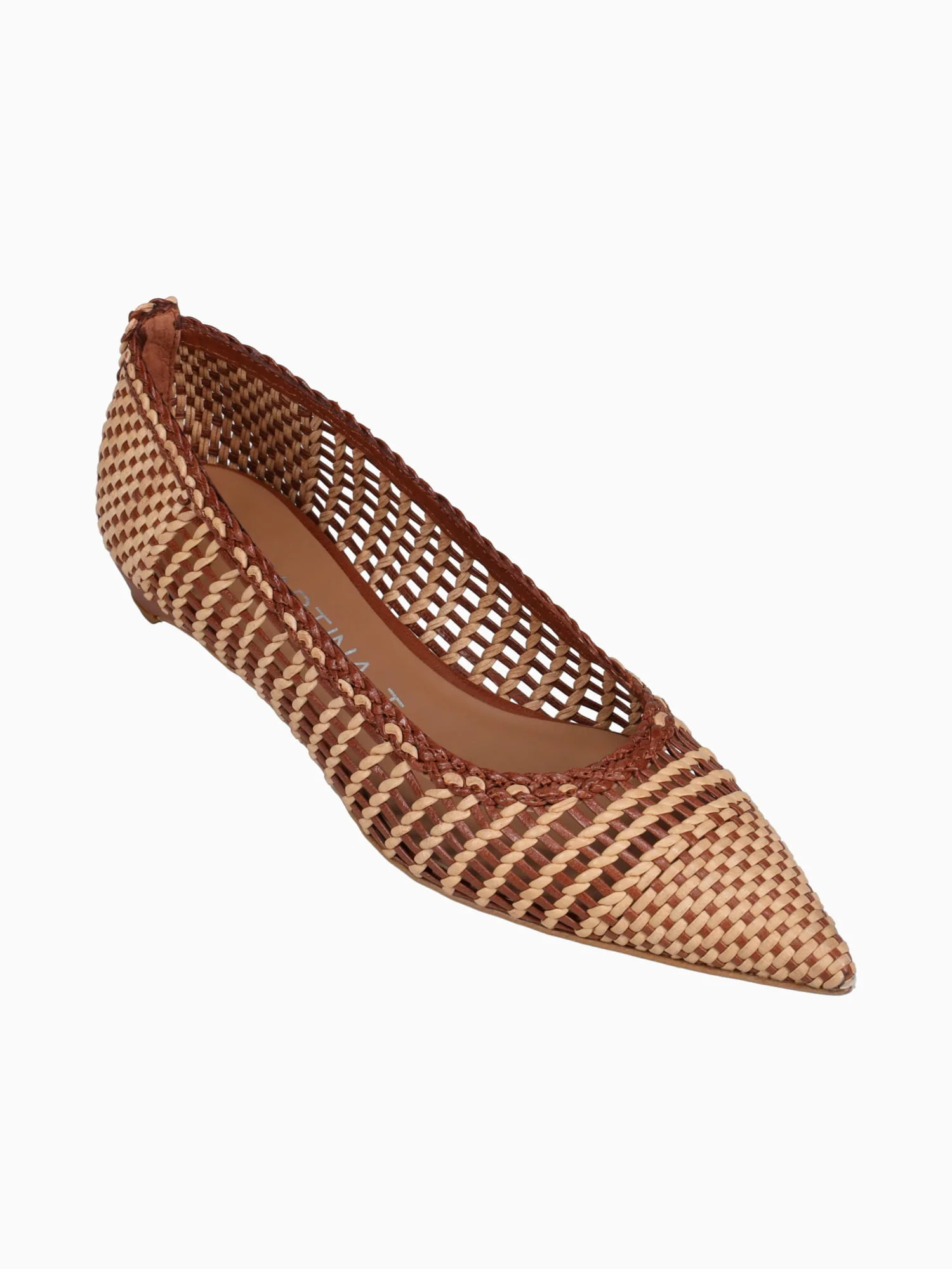 Morgaine Tan Nude raffia - Image 5