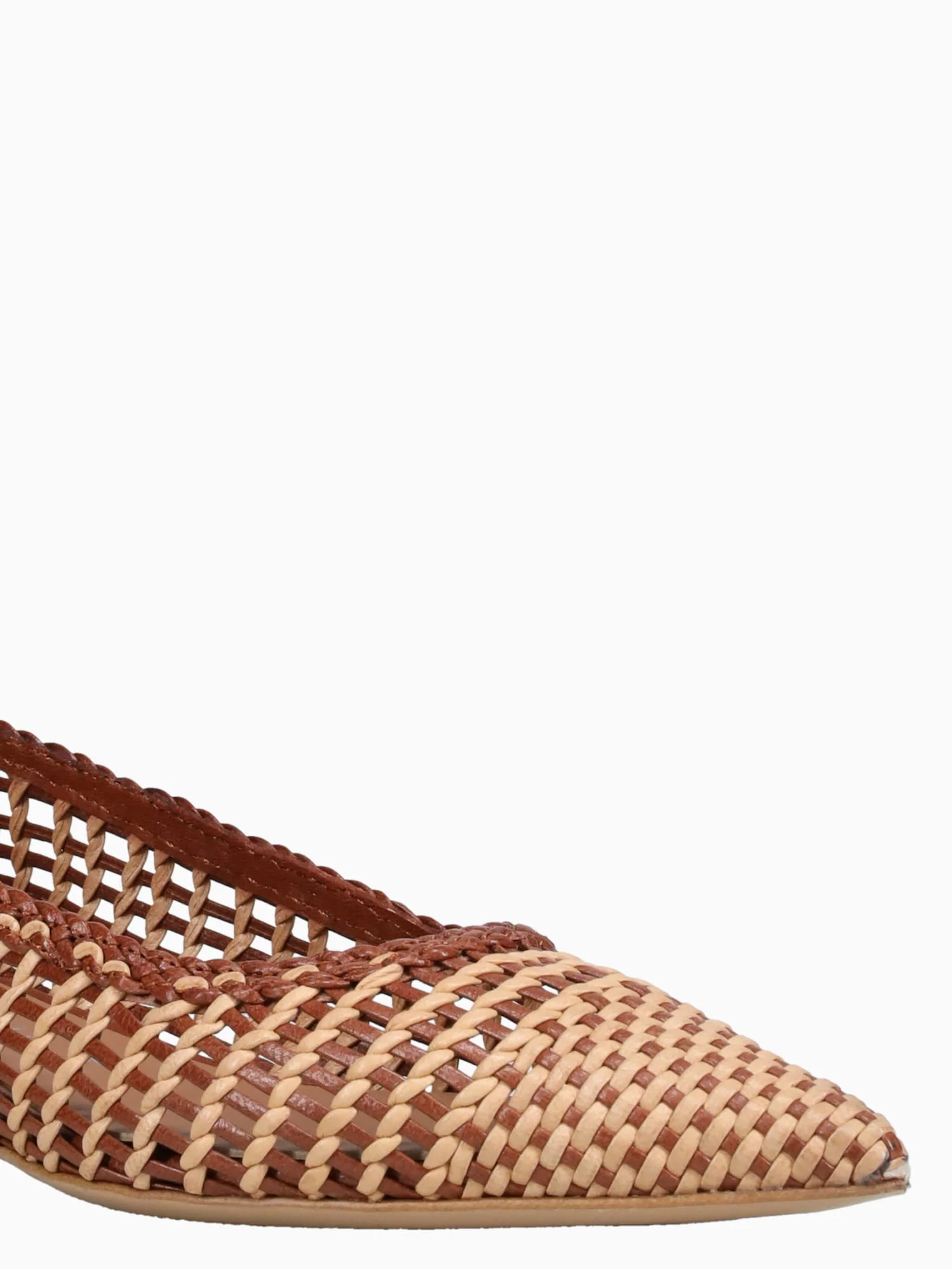 Morgaine Tan Nude raffia - Image 6