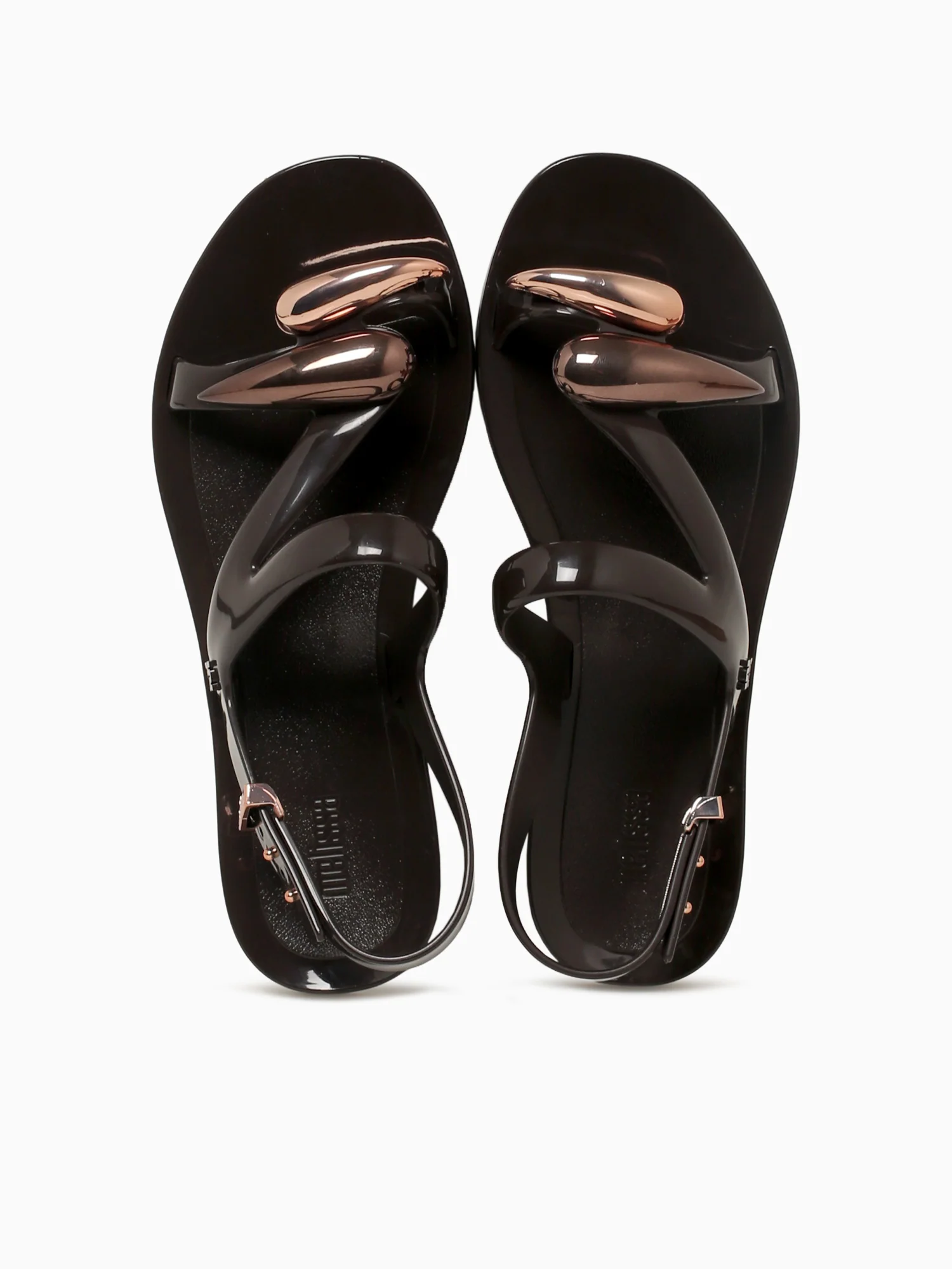 Iris Sandal Brown Metallic jelly - Image 6