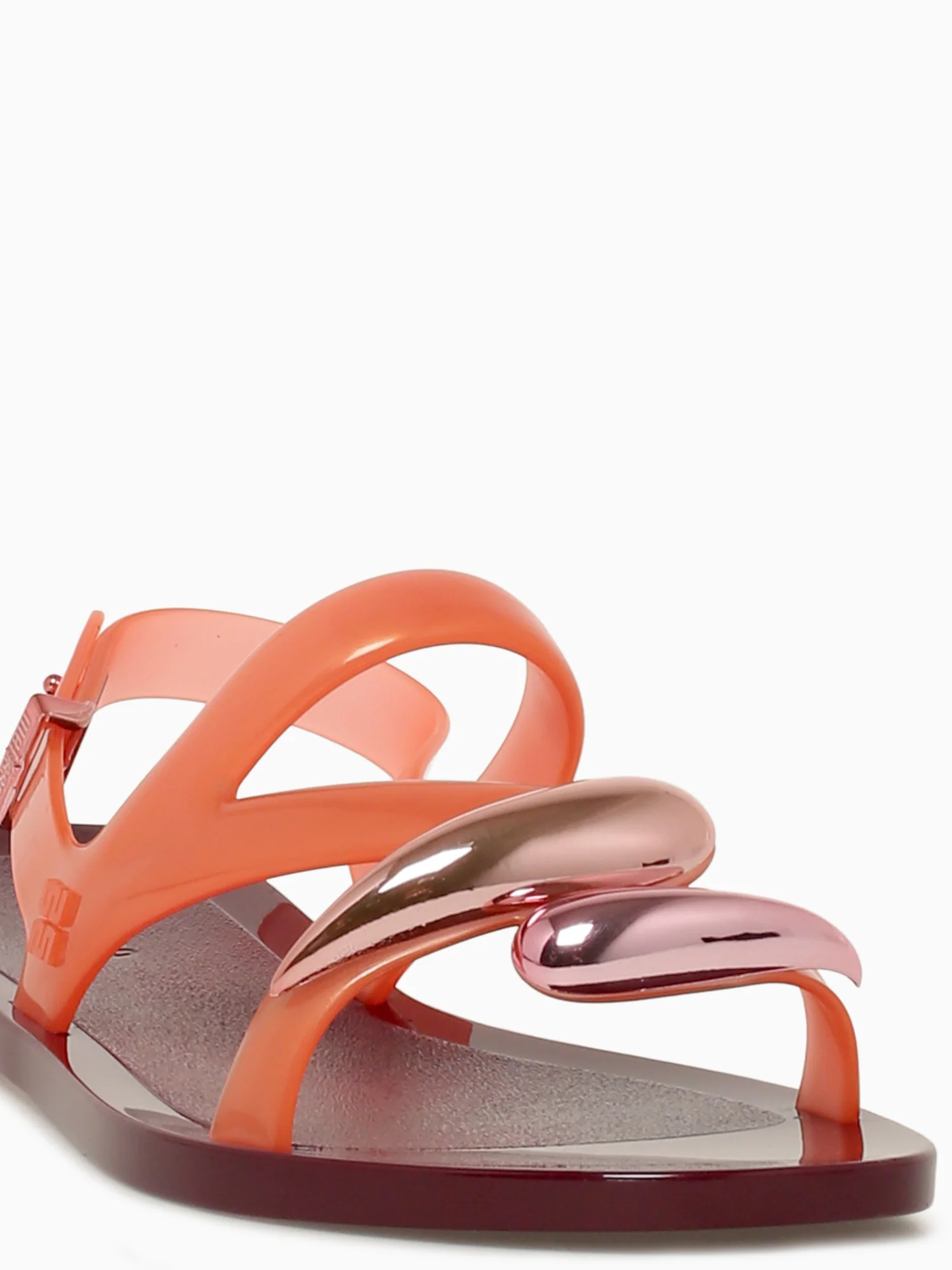 Iris Sandal Burgundy Orange jelly - Image 8
