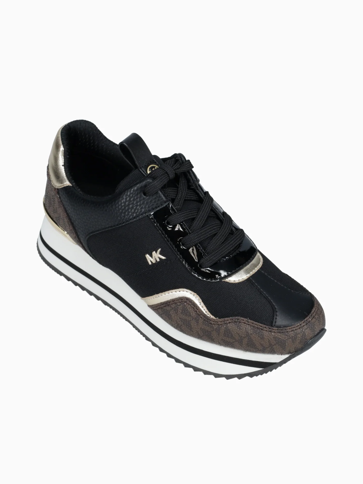 Raina Trainer Blk Brown tech canvas - Image 5