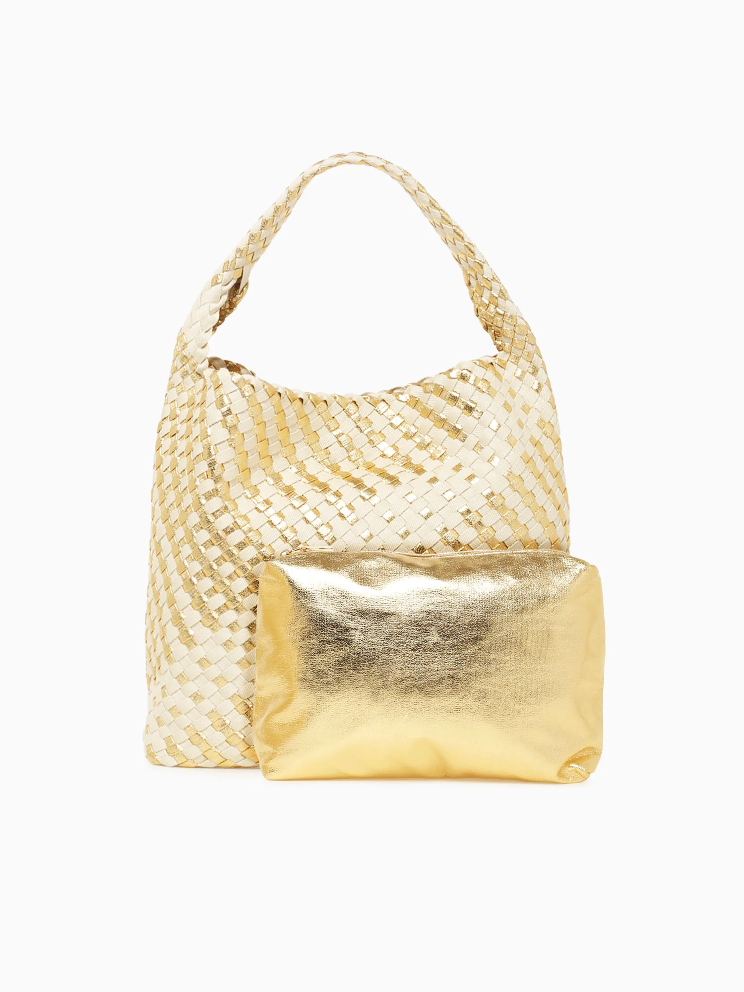 Ellery Shoulder Bag Gold Ivory - Image 3