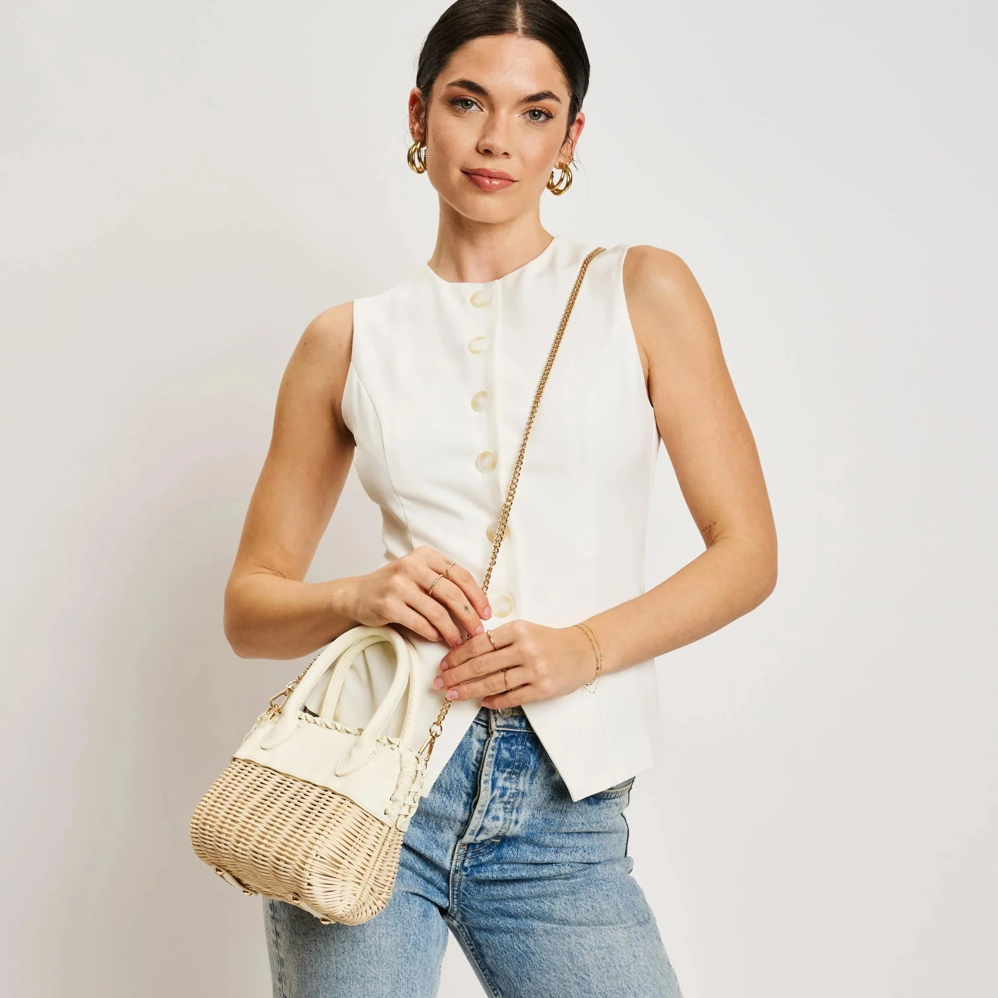 Maya Top Handle White - Image 4