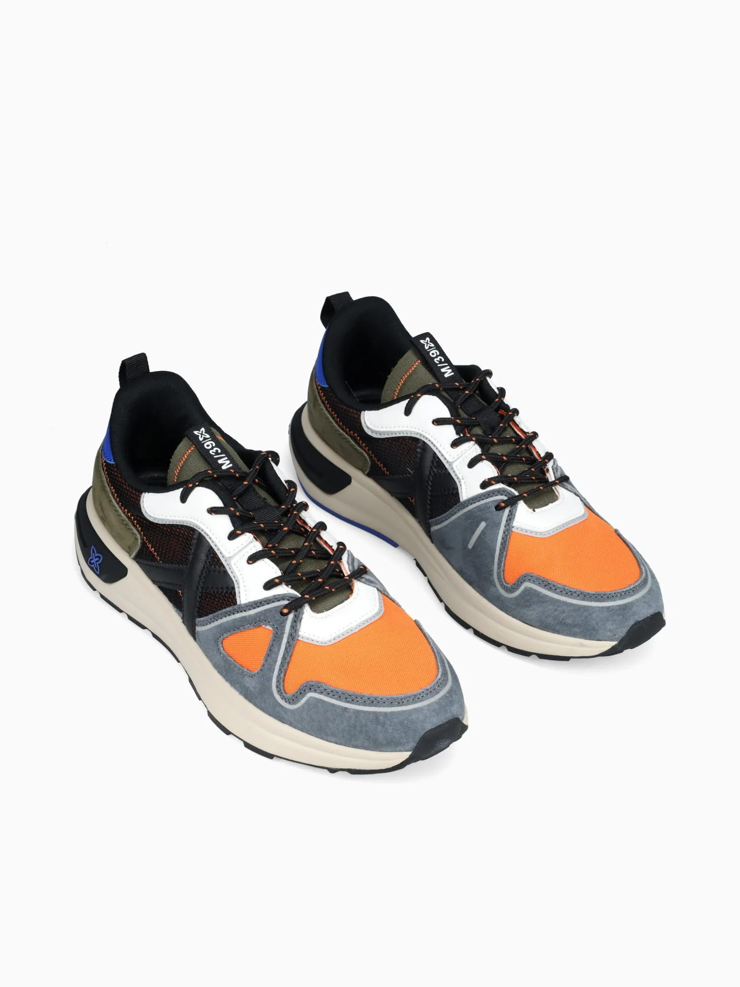 Futura Gris Verde Marron suede Mesh - Image 3