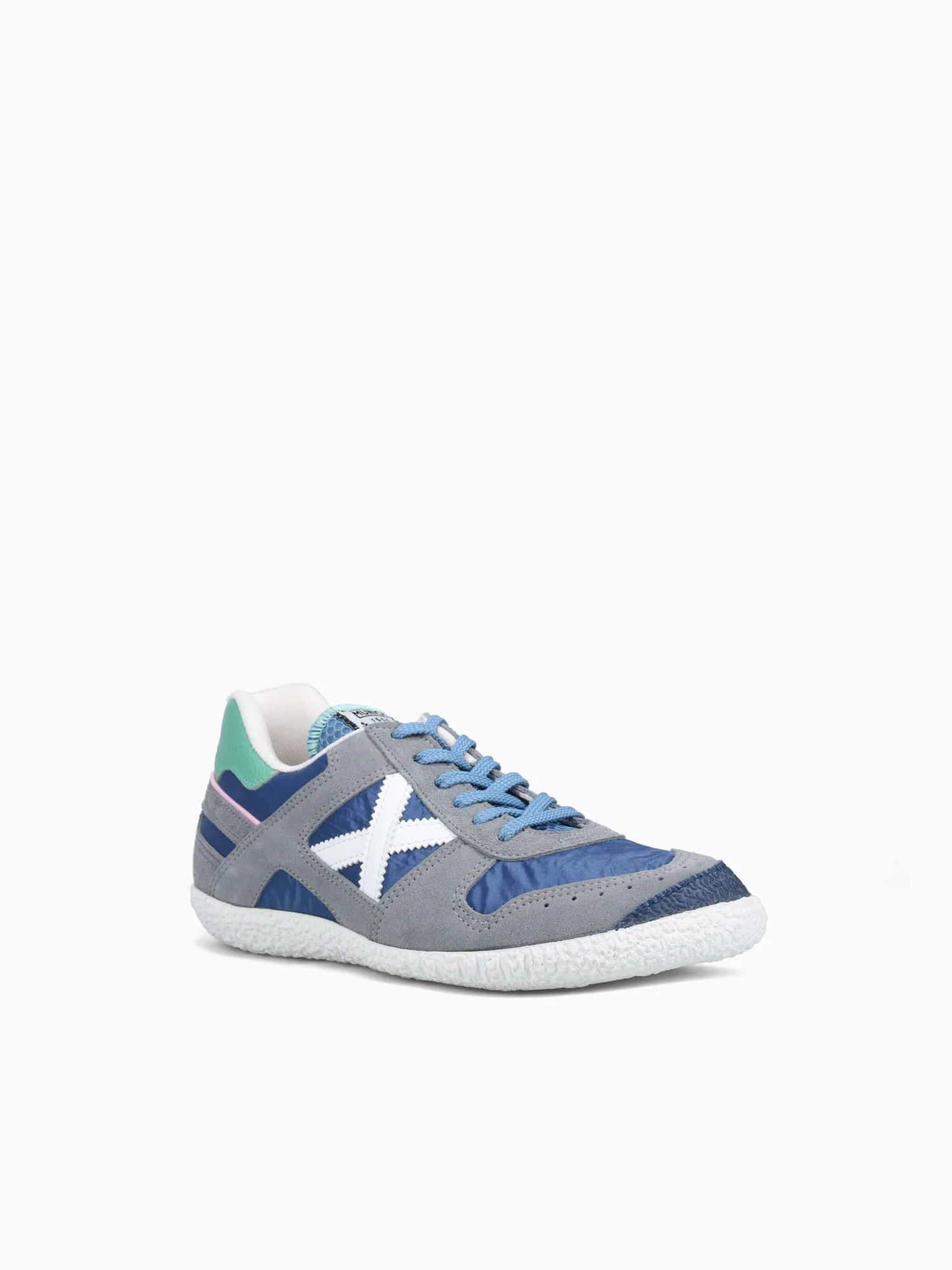 Goal Gris Azul Blanco suede Fabric - Image 2