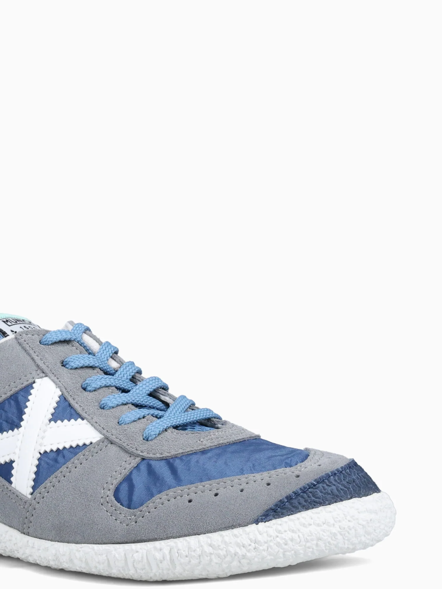 Goal Gris Azul Blanco suede Fabric - Image 8