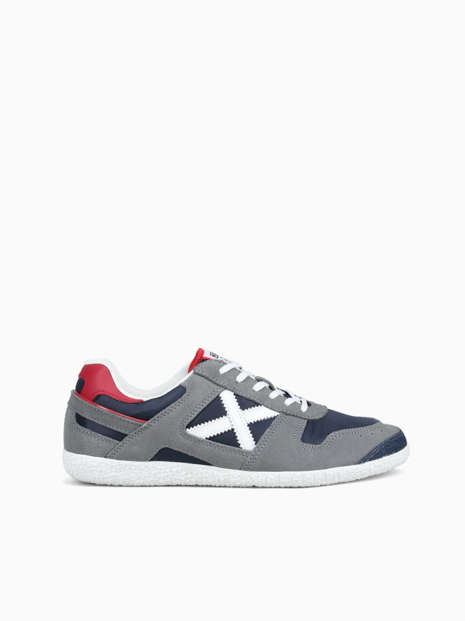 Goal Gris Negro Blanco suede Fabric