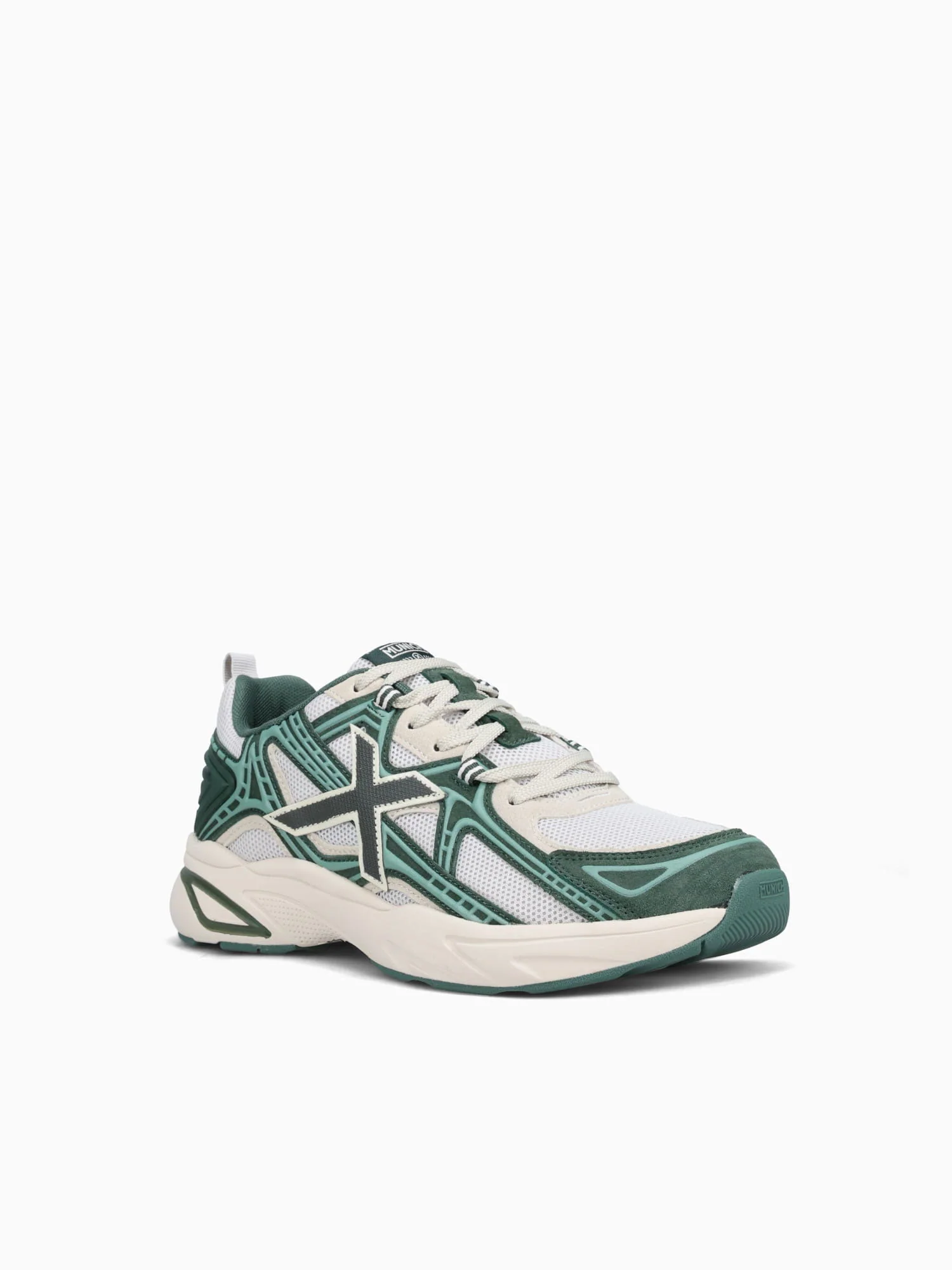 M2000 Green Offwhite suede Mesh - Image 2