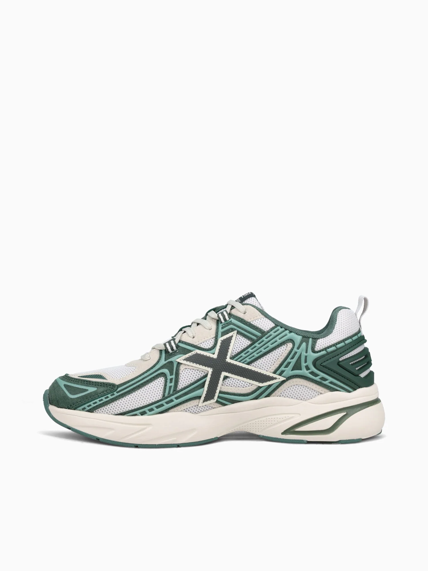 M2000 Green Offwhite suede Mesh - Image 6