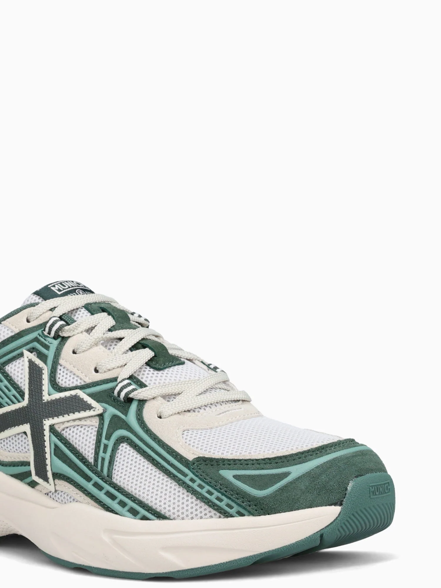 M2000 Green Offwhite suede Mesh - Image 9