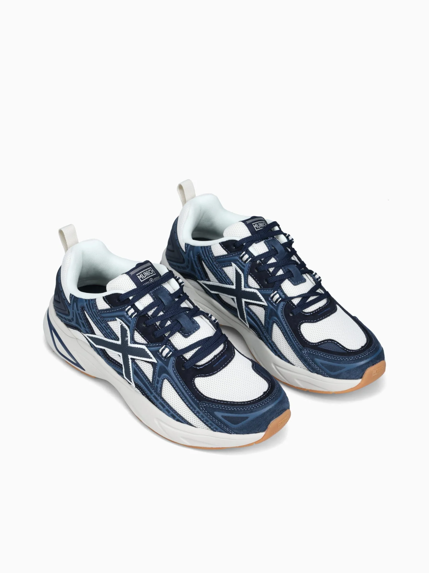 M2000 Navy Offwhite suede Mesh - Image 3