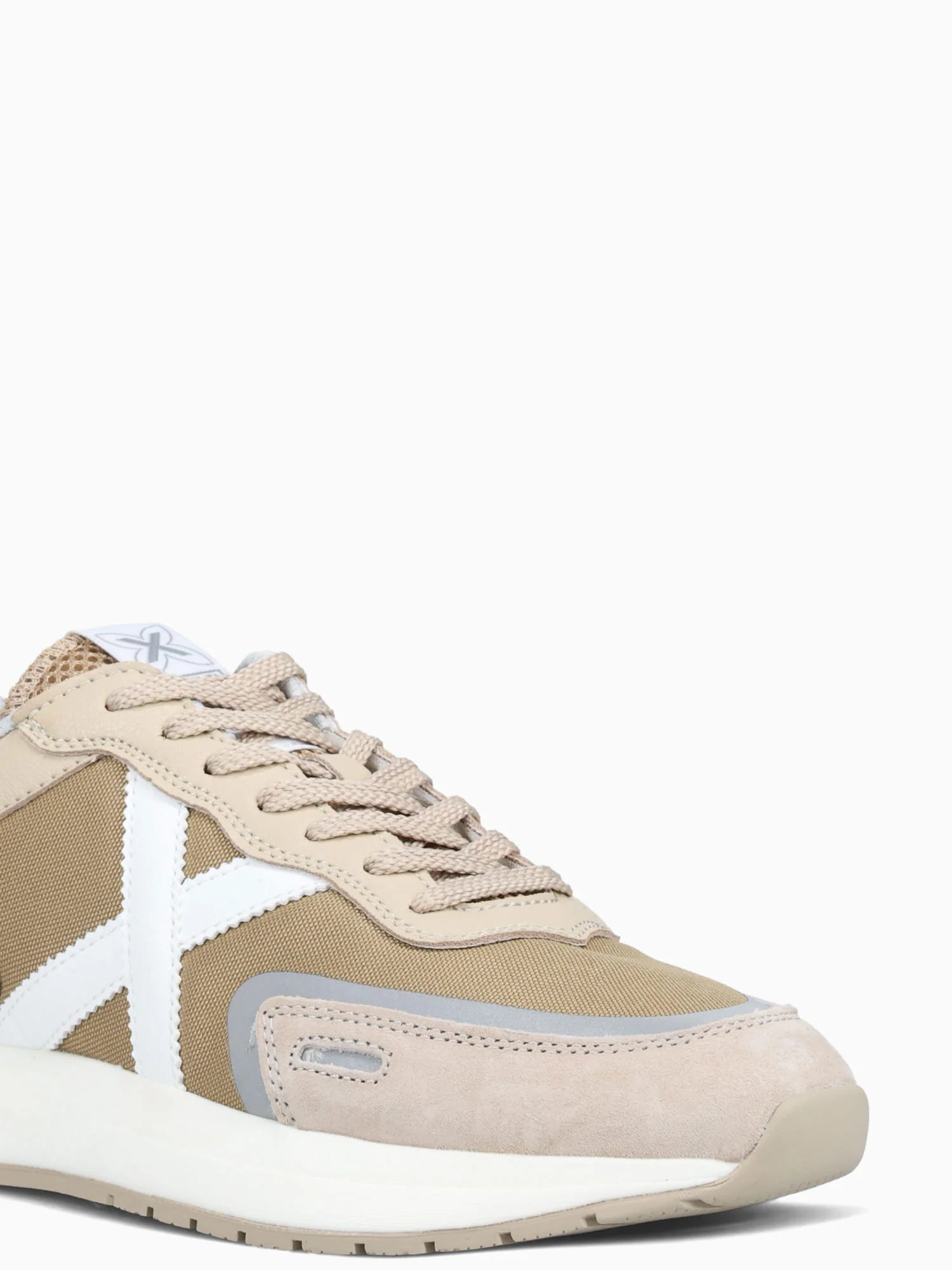Speed Taupe White suede Mesh - Image 8
