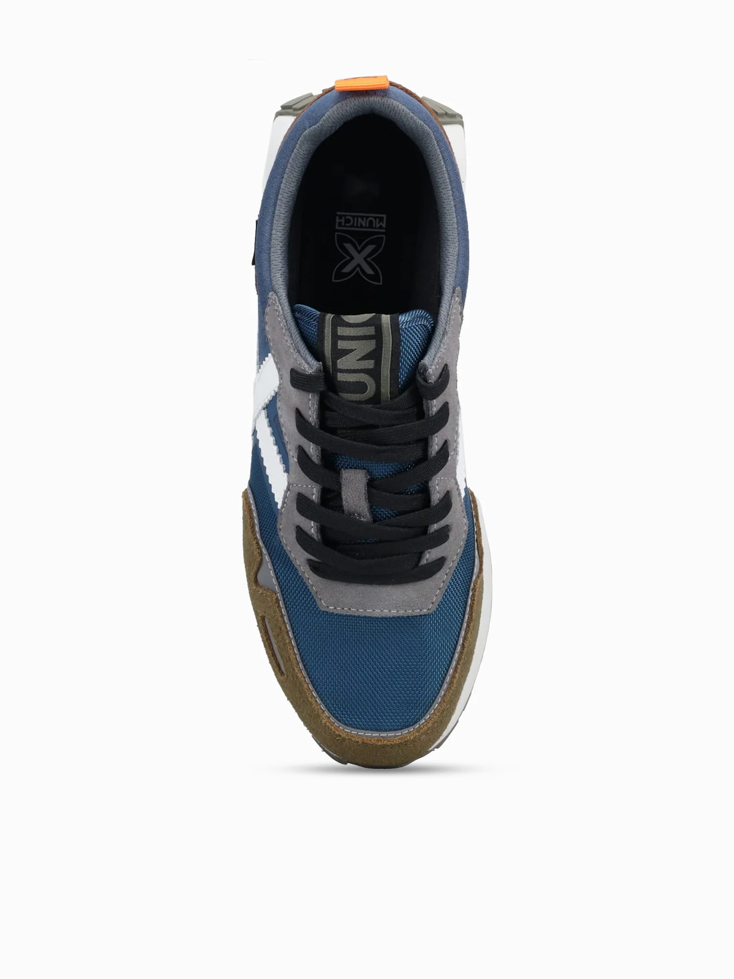 Xemine Marron Azul Blanco suede Mesh - Image 4