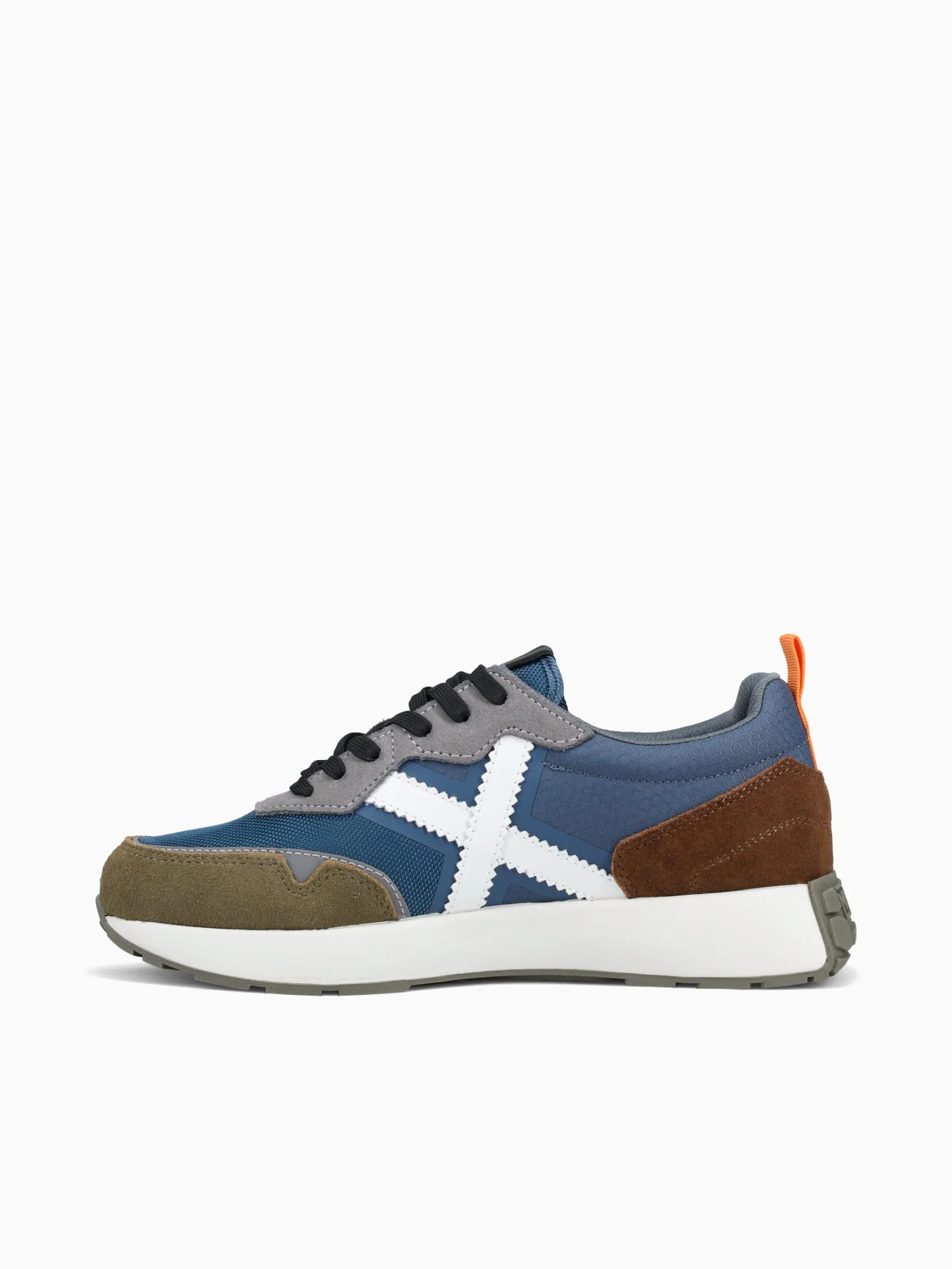 Xemine Marron Azul Blanco suede Mesh - Image 5