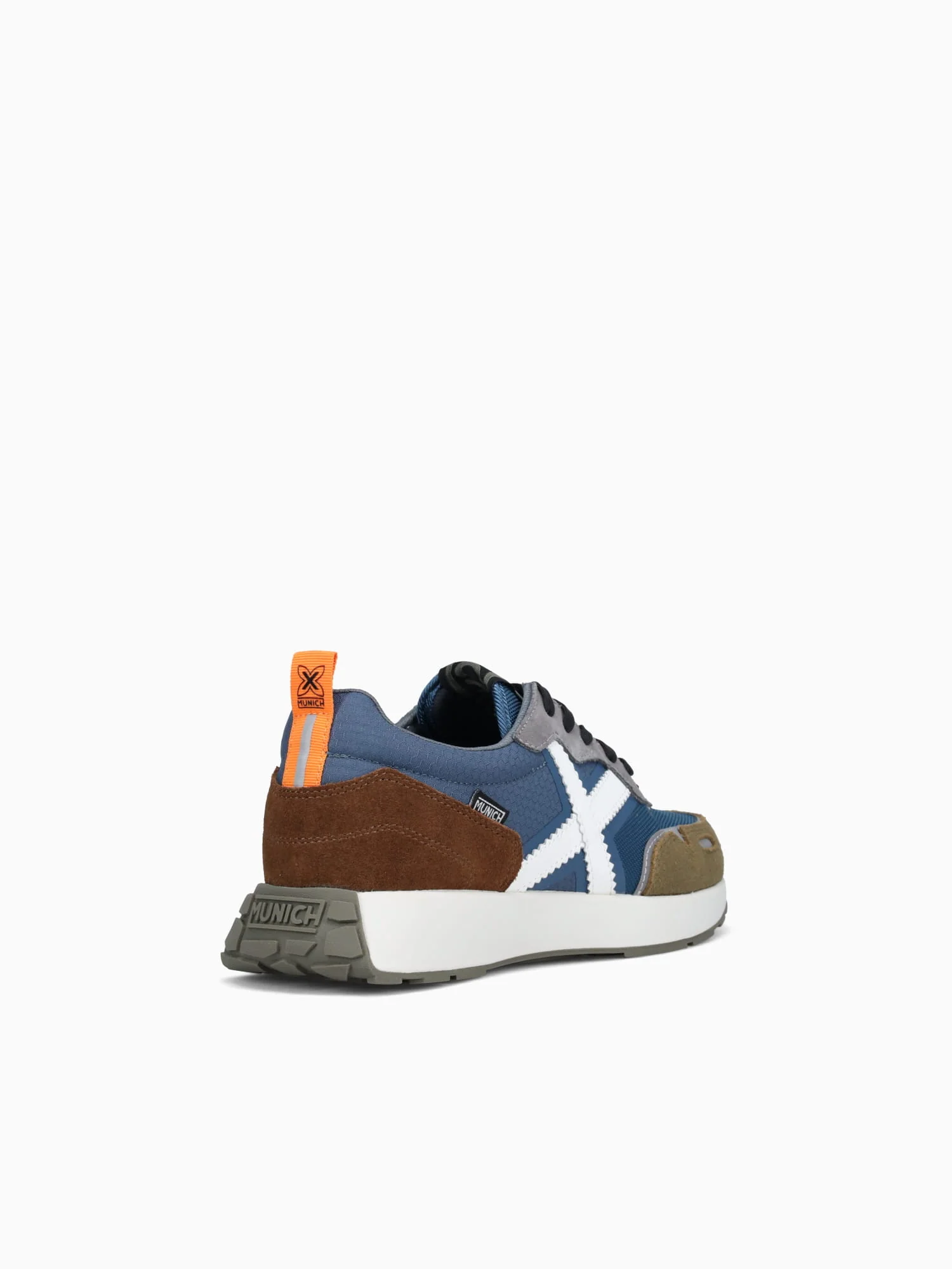 Xemine Marron Azul Blanco suede Mesh - Image 6