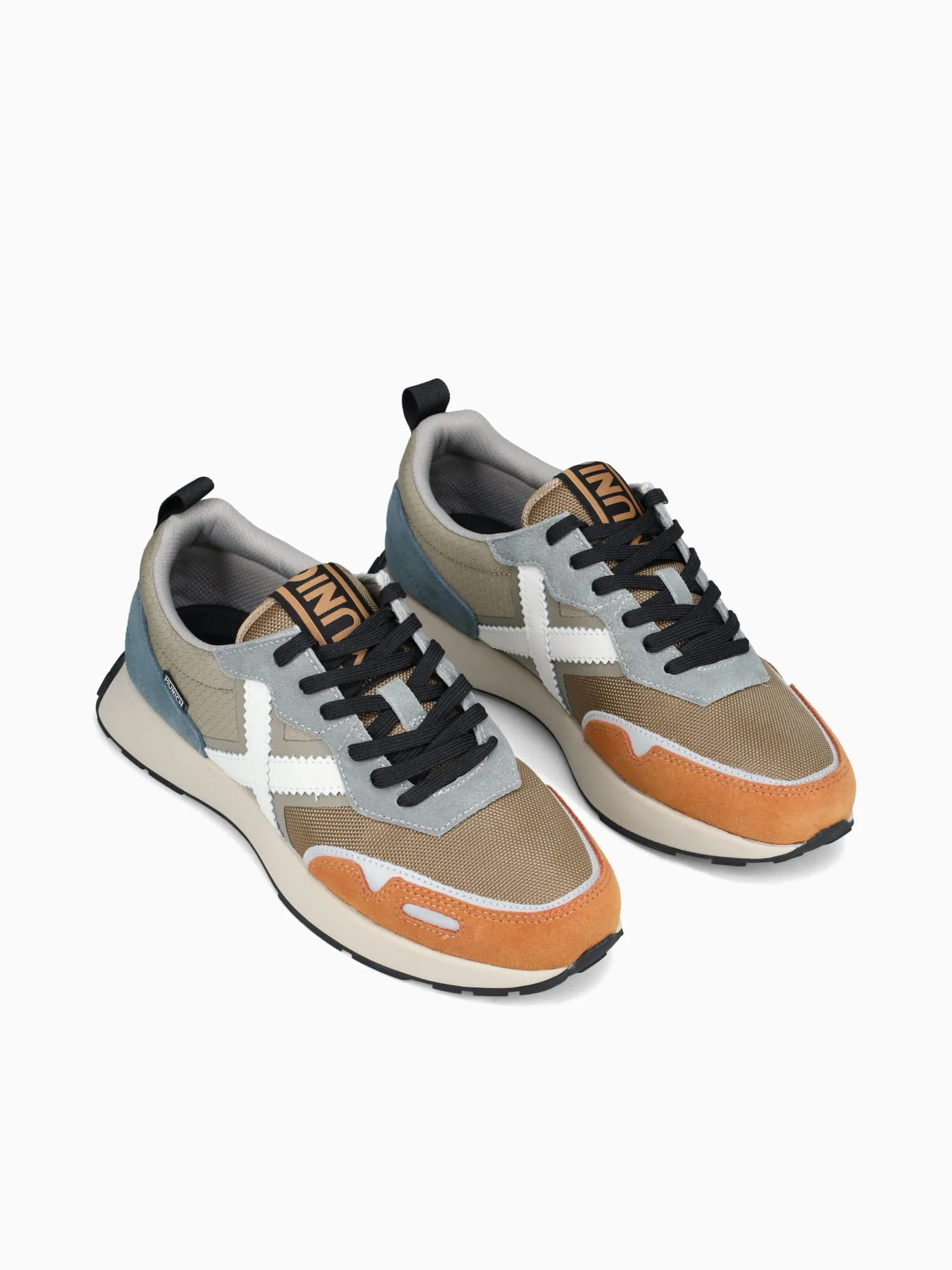 Xemine Tan Camel Blanco suede Mesh - Image 3