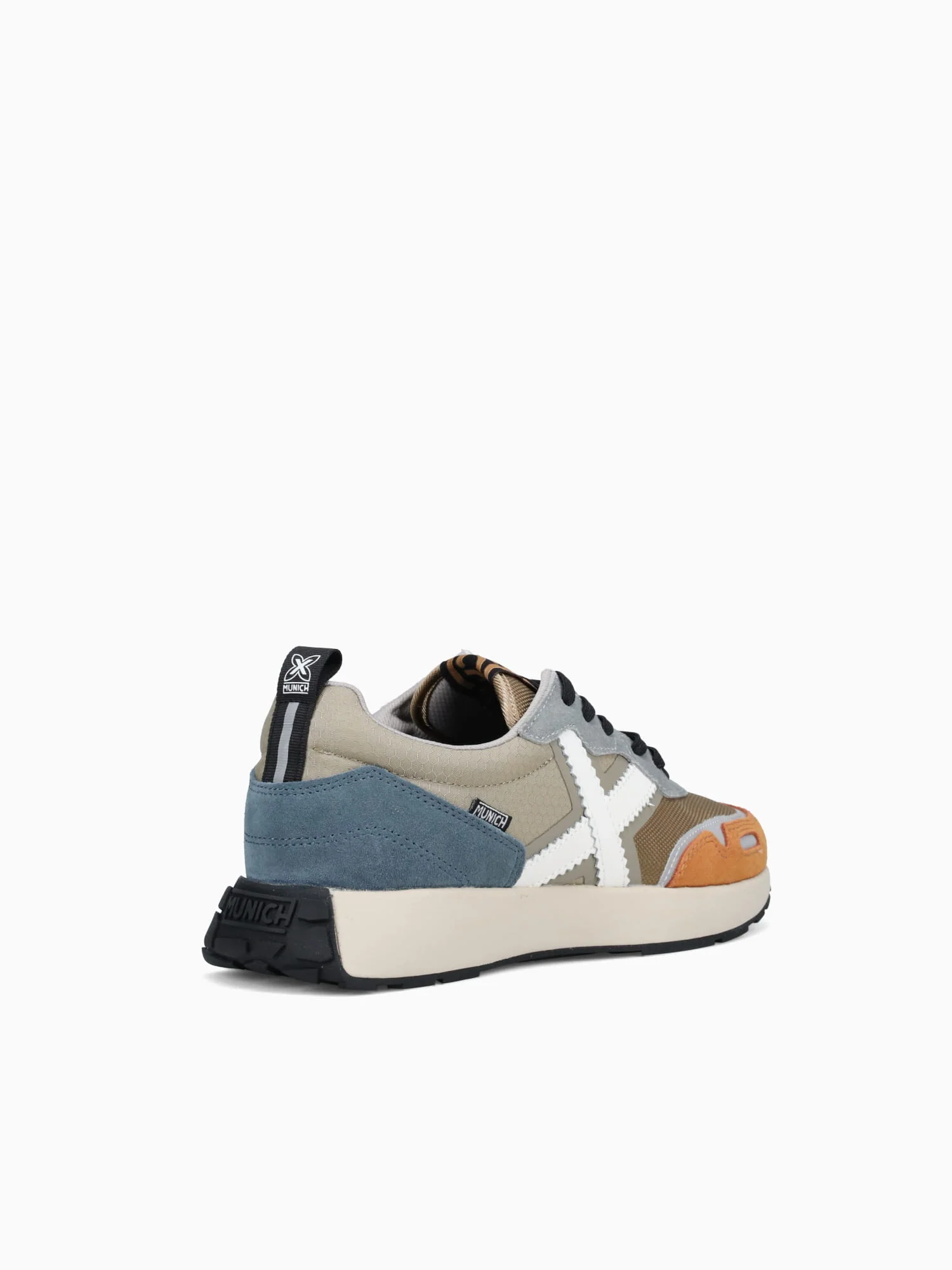 Xemine Tan Camel Blanco suede Mesh - Image 6