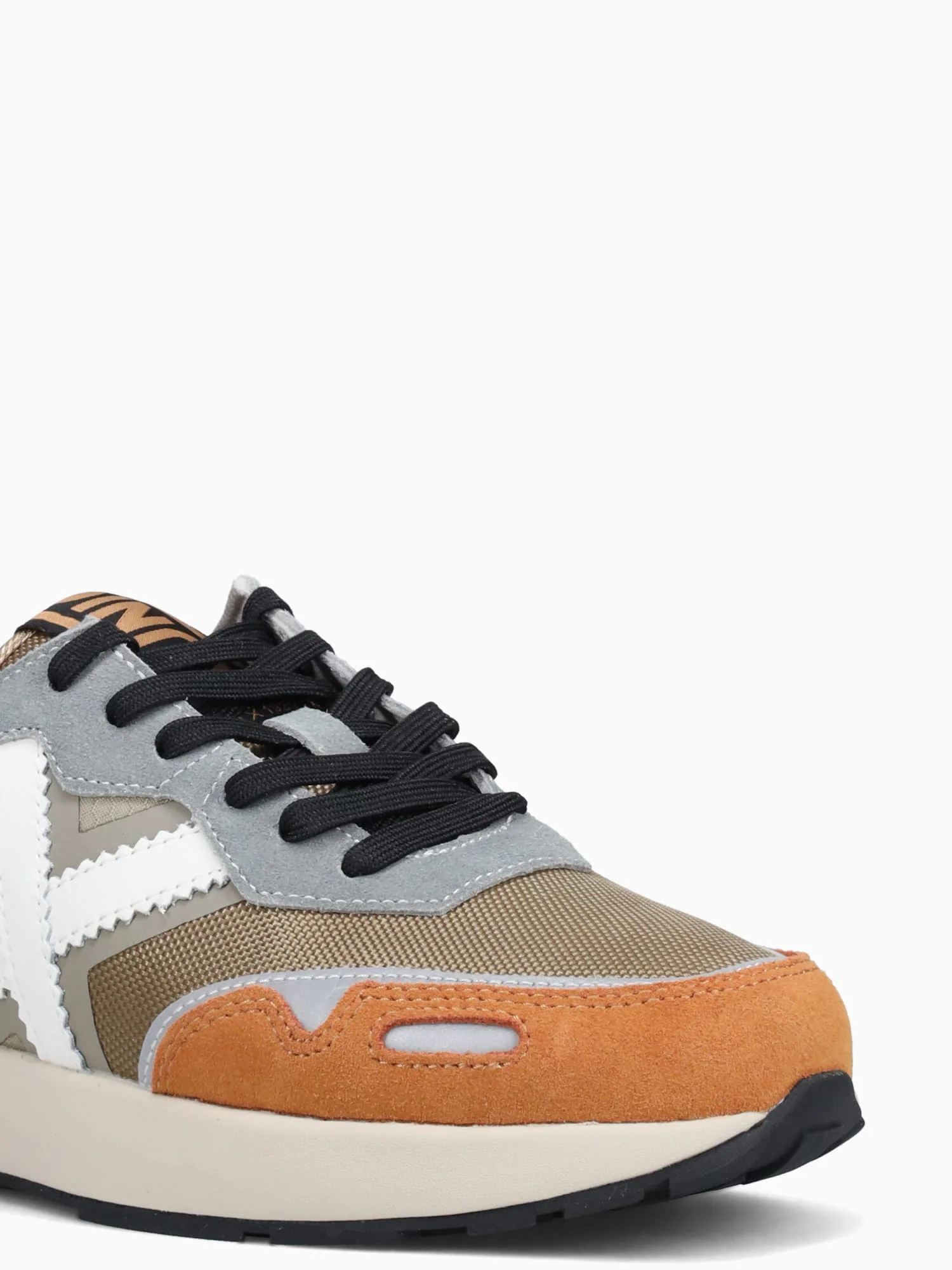 Xemine Tan Camel Blanco suede Mesh - Image 7