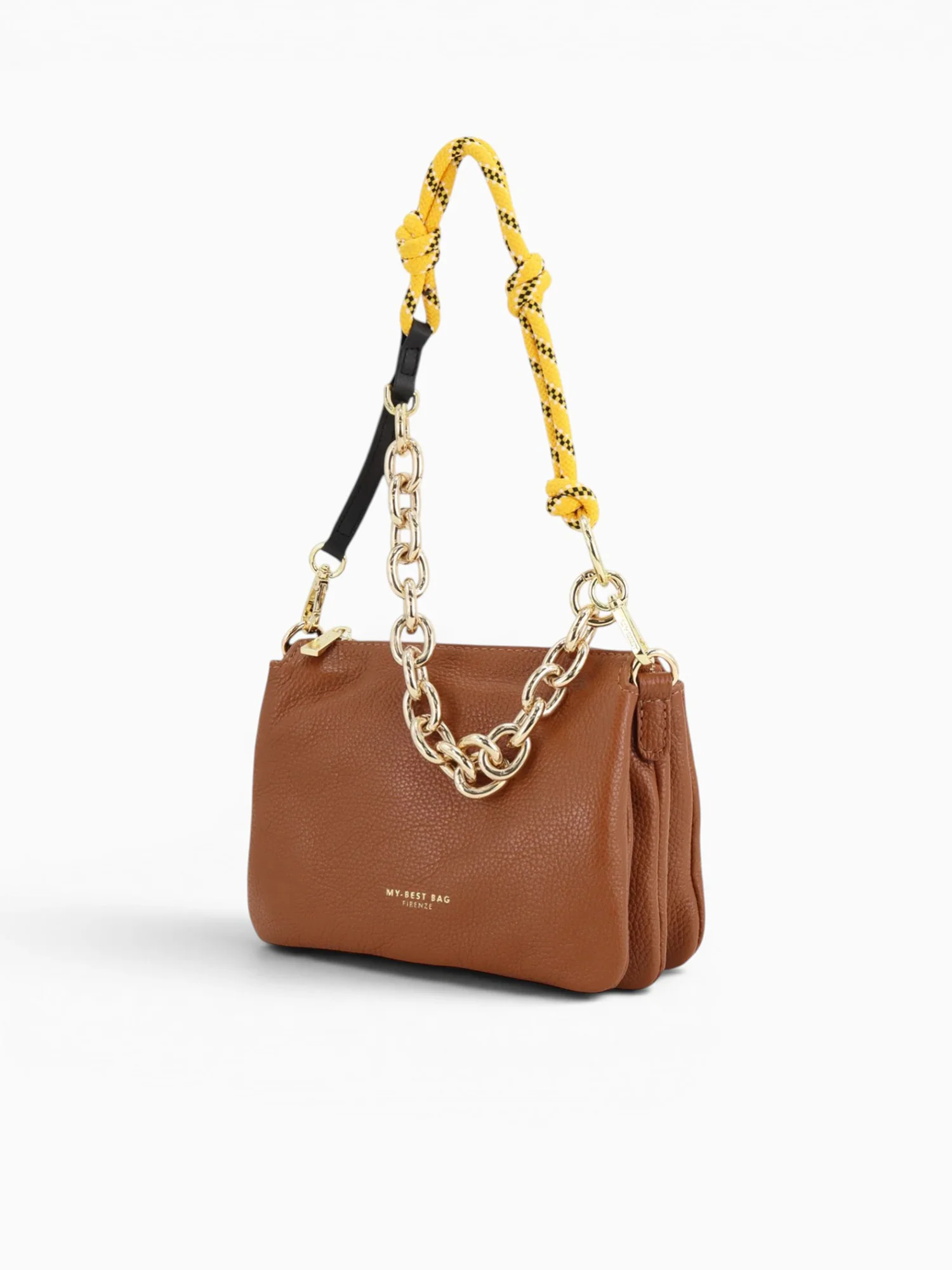 Reflex Shoulder Bag Cuoio Scuro - Image 2