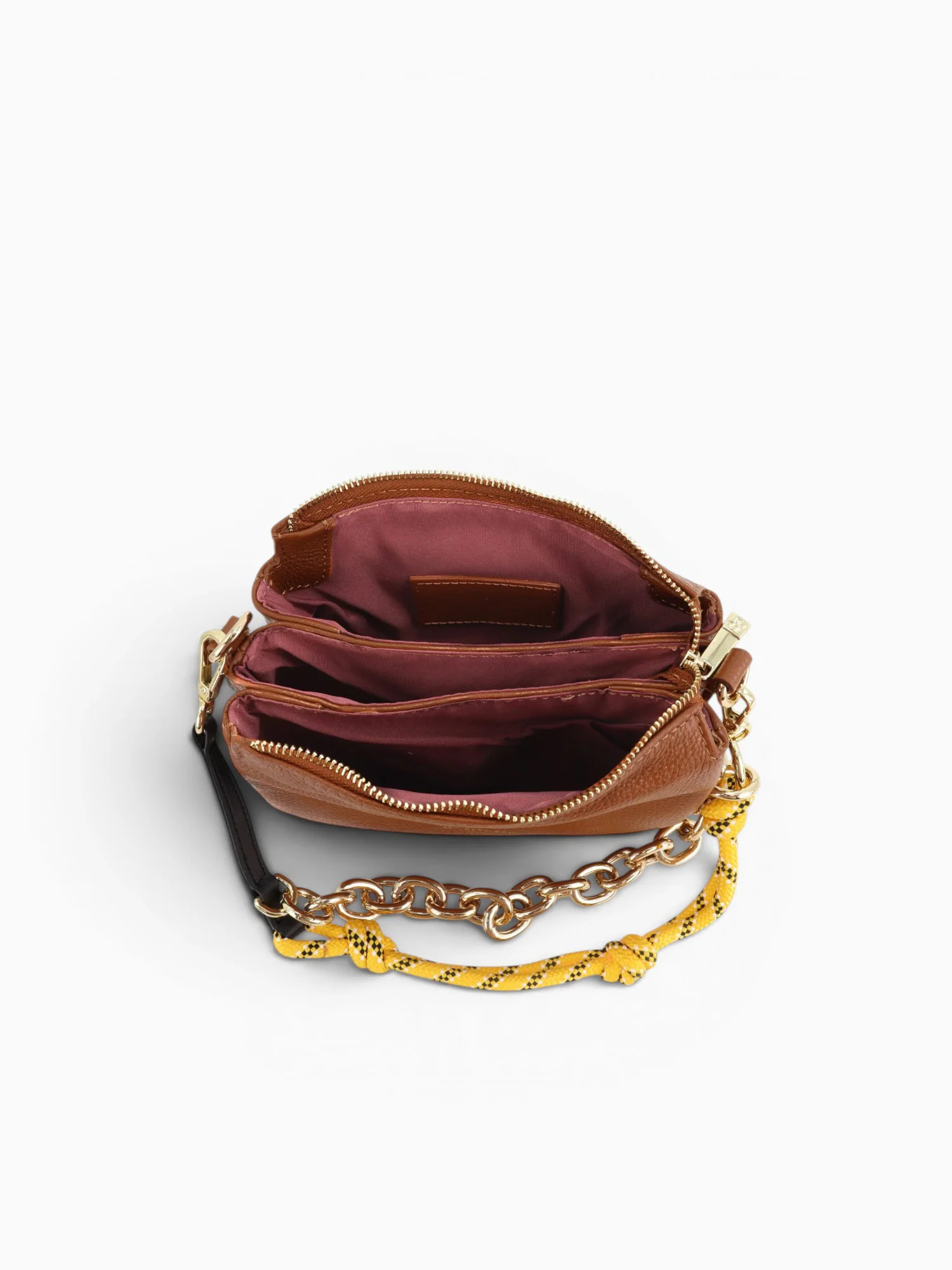 Reflex Shoulder Bag Cuoio Scuro - Image 5