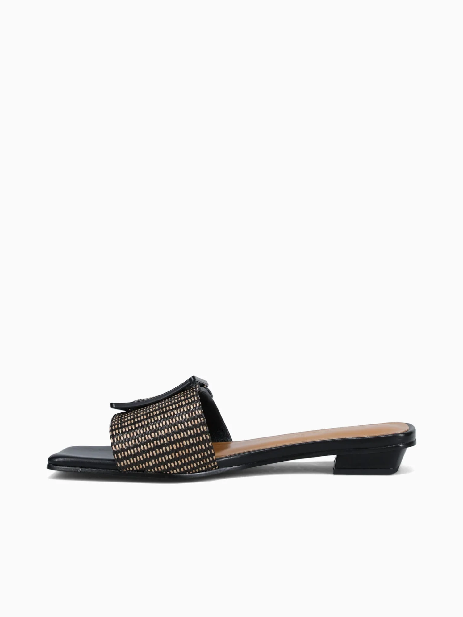 Elise Negro Cuero rafia - Image 3