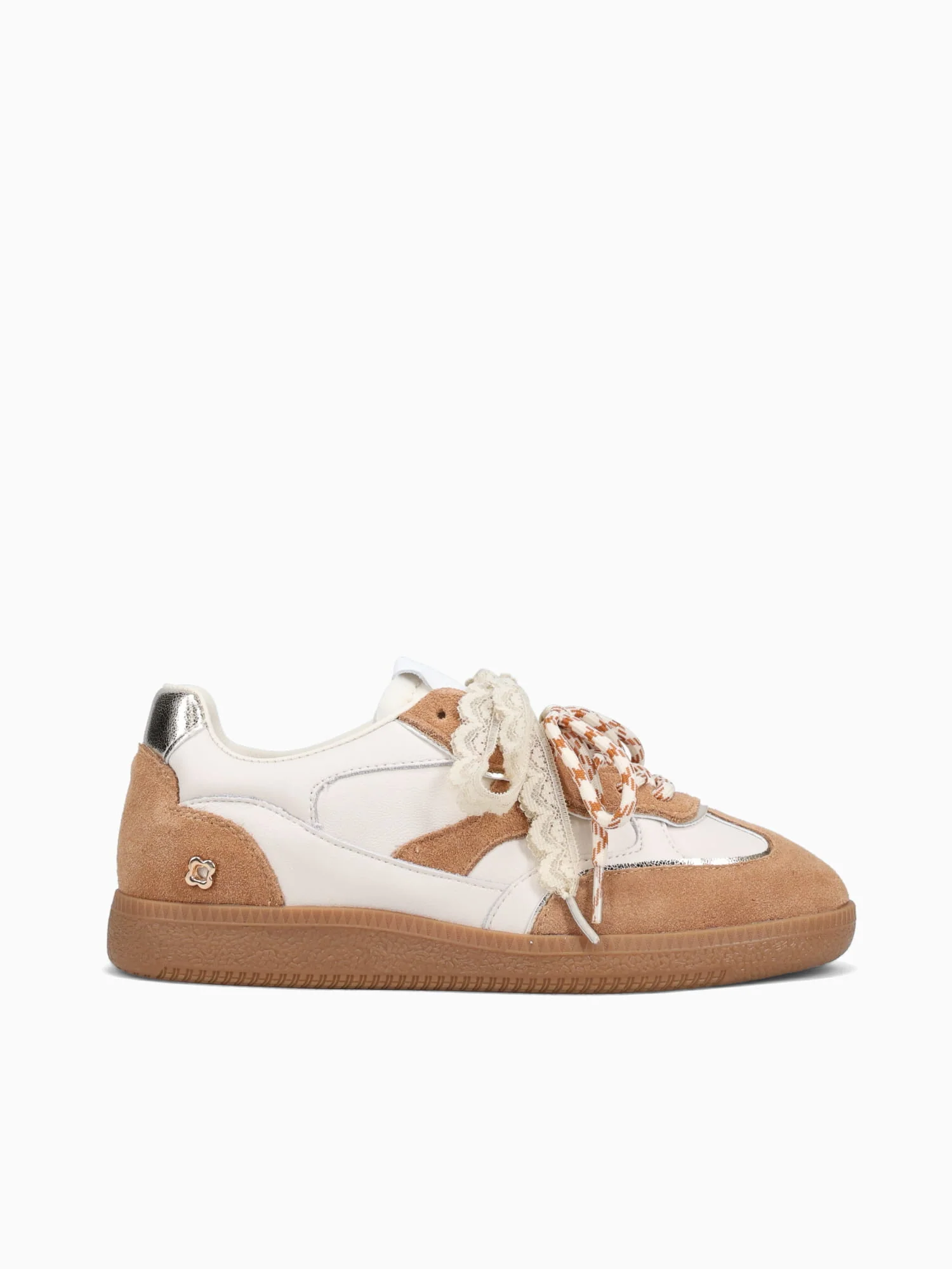 Ten Tan Beige suede Leather