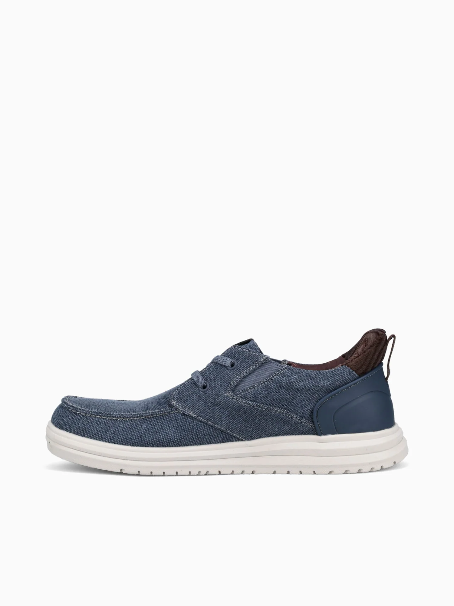 Brew City Canvas Moc Toe Navy Multi Can - Image 5