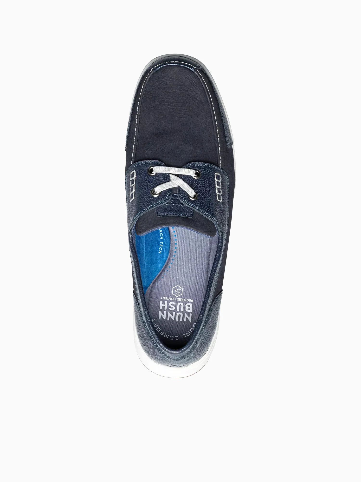 Luca Moc Toe Boat Navy Multi Leather - Image 4