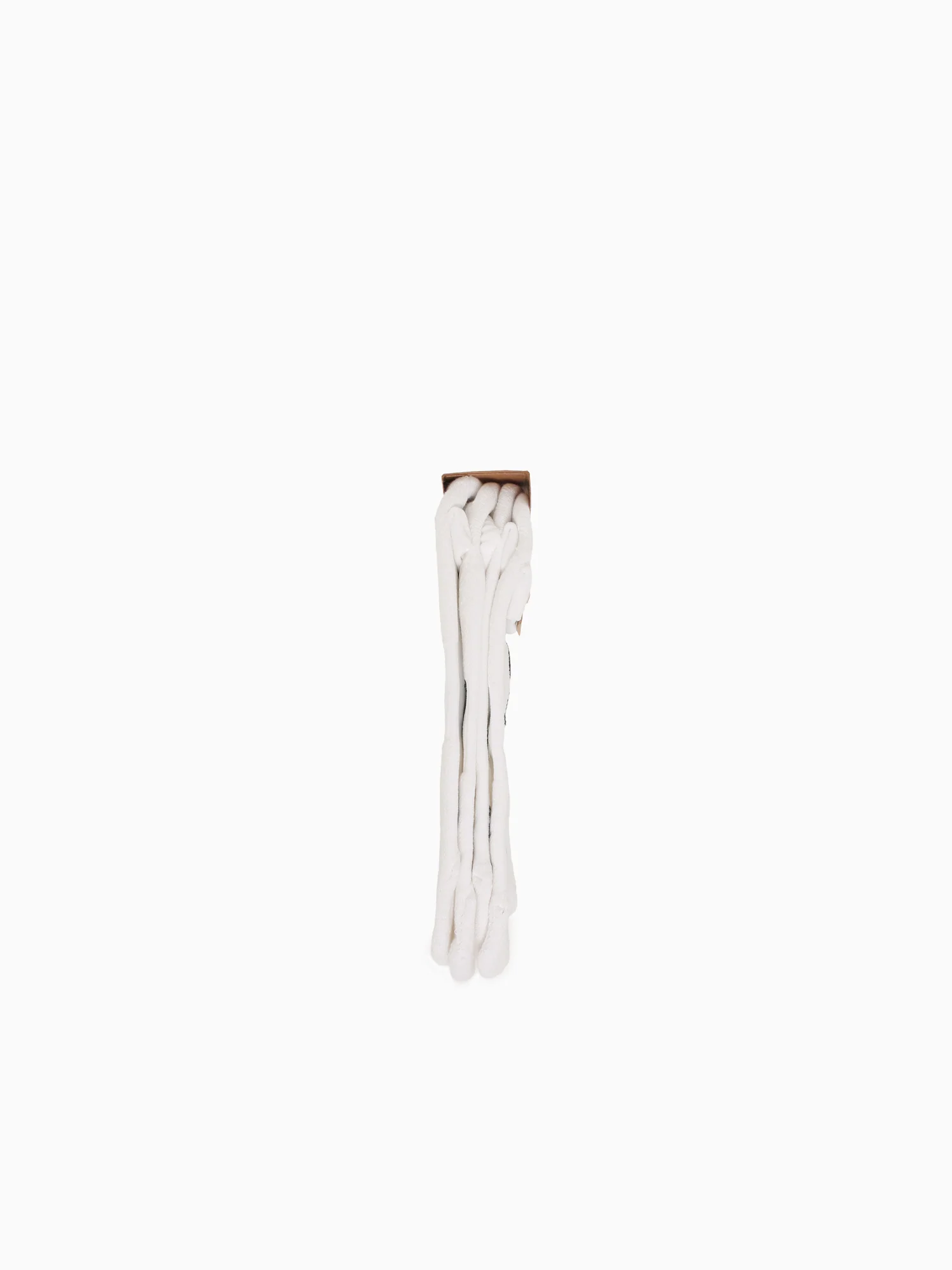 Core Run Sock Low 2p White Cotton - Image 3