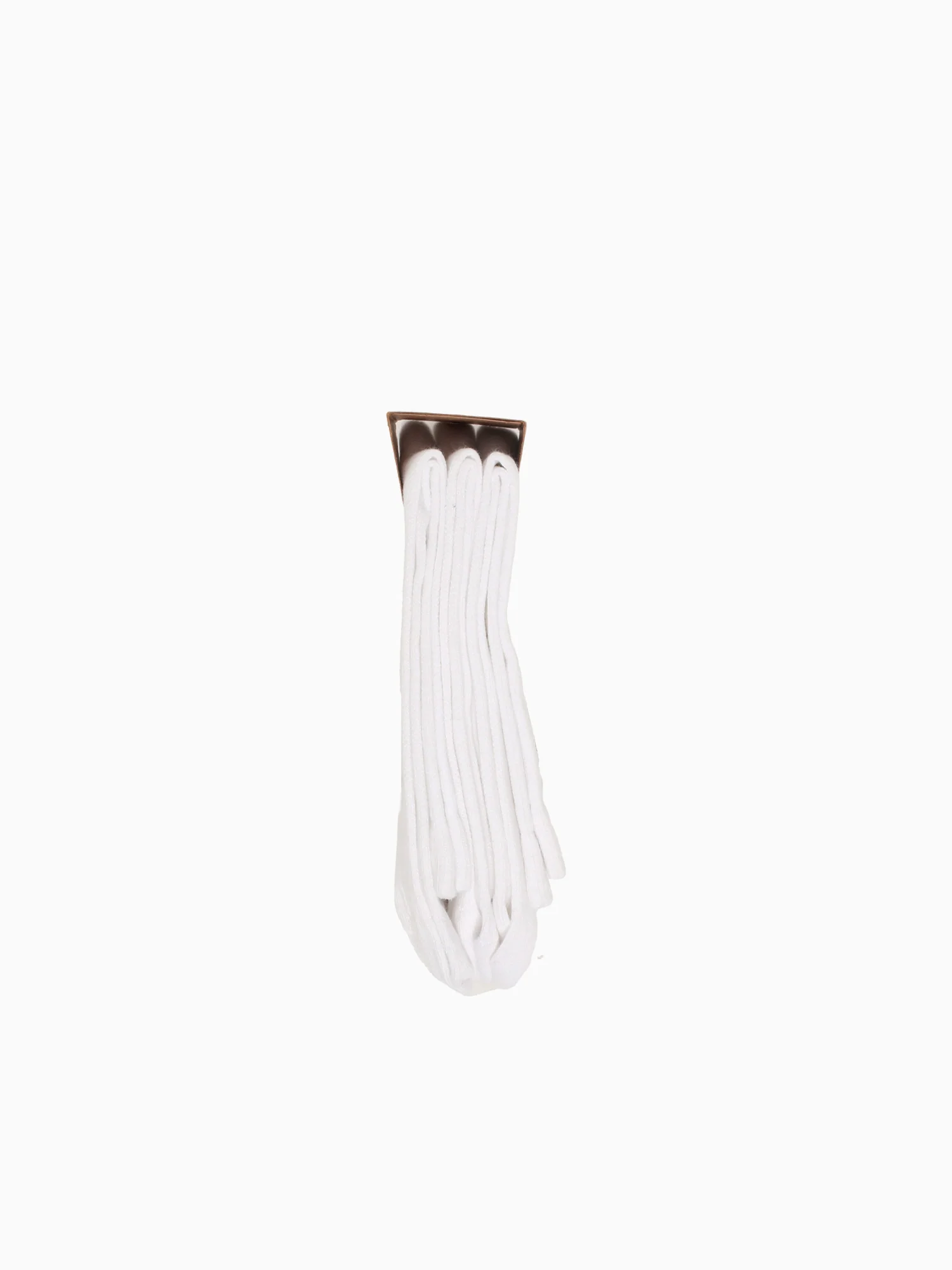 Logo Sock High 3p White Cotton - Image 3