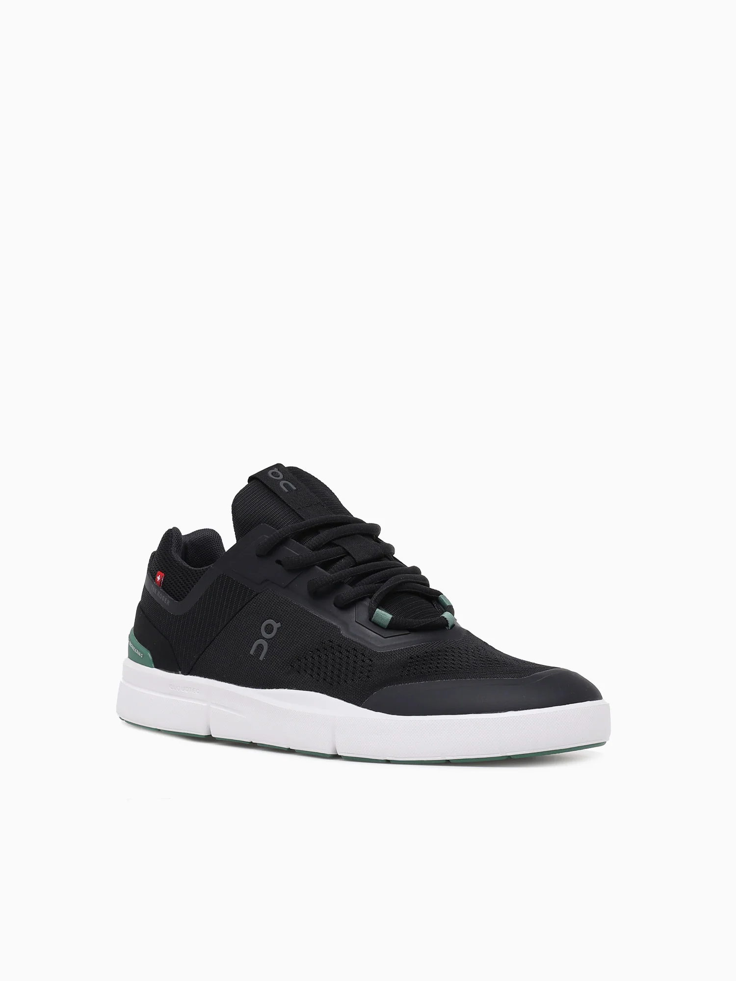 The Roger Spin Black Green leather Mesh - Image 2
