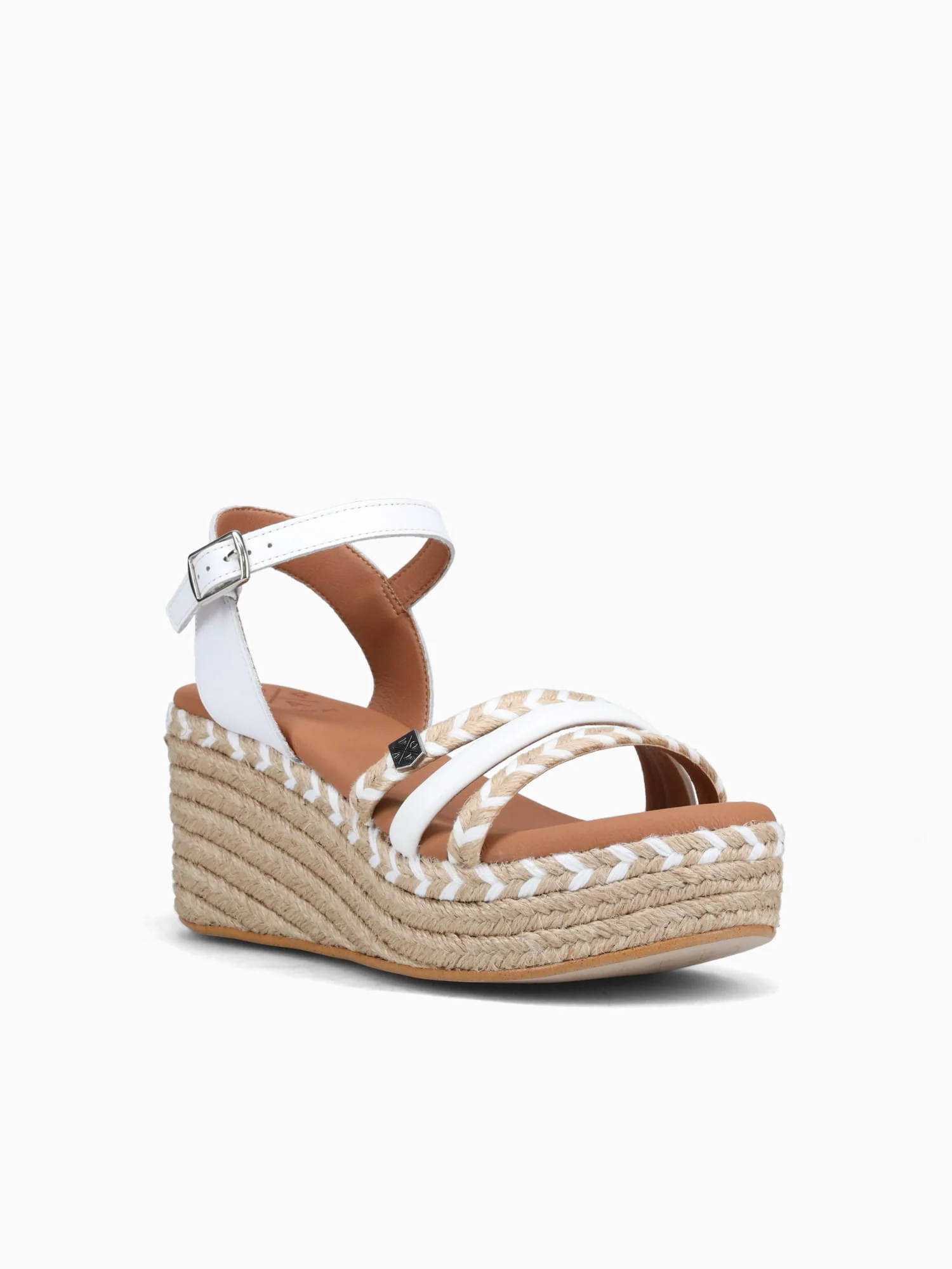 Albany Cuerda Blanco Rafia Leather - Image 2