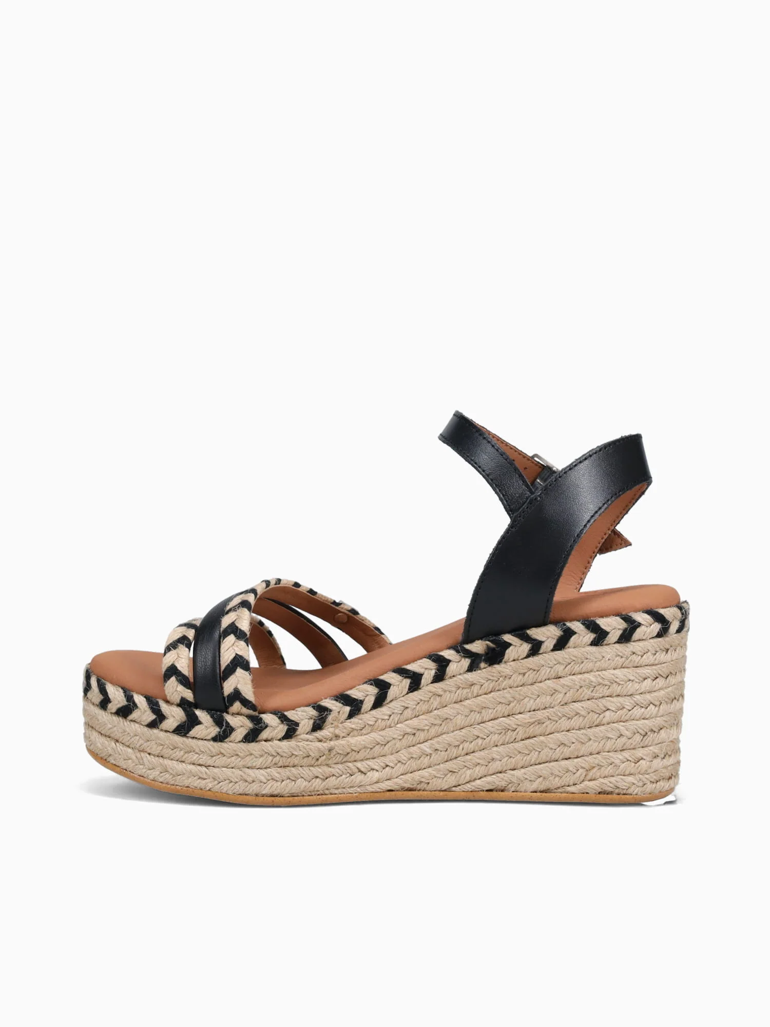 Albany Cuerda Negro Rafia Leather - Image 3