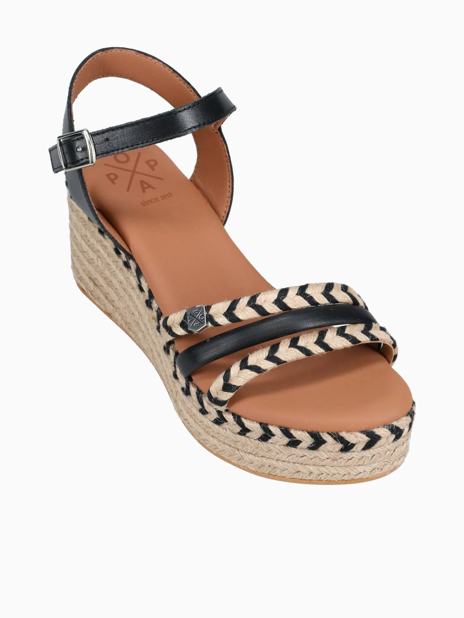 Albany Cuerda Negro Rafia Leather - Image 5
