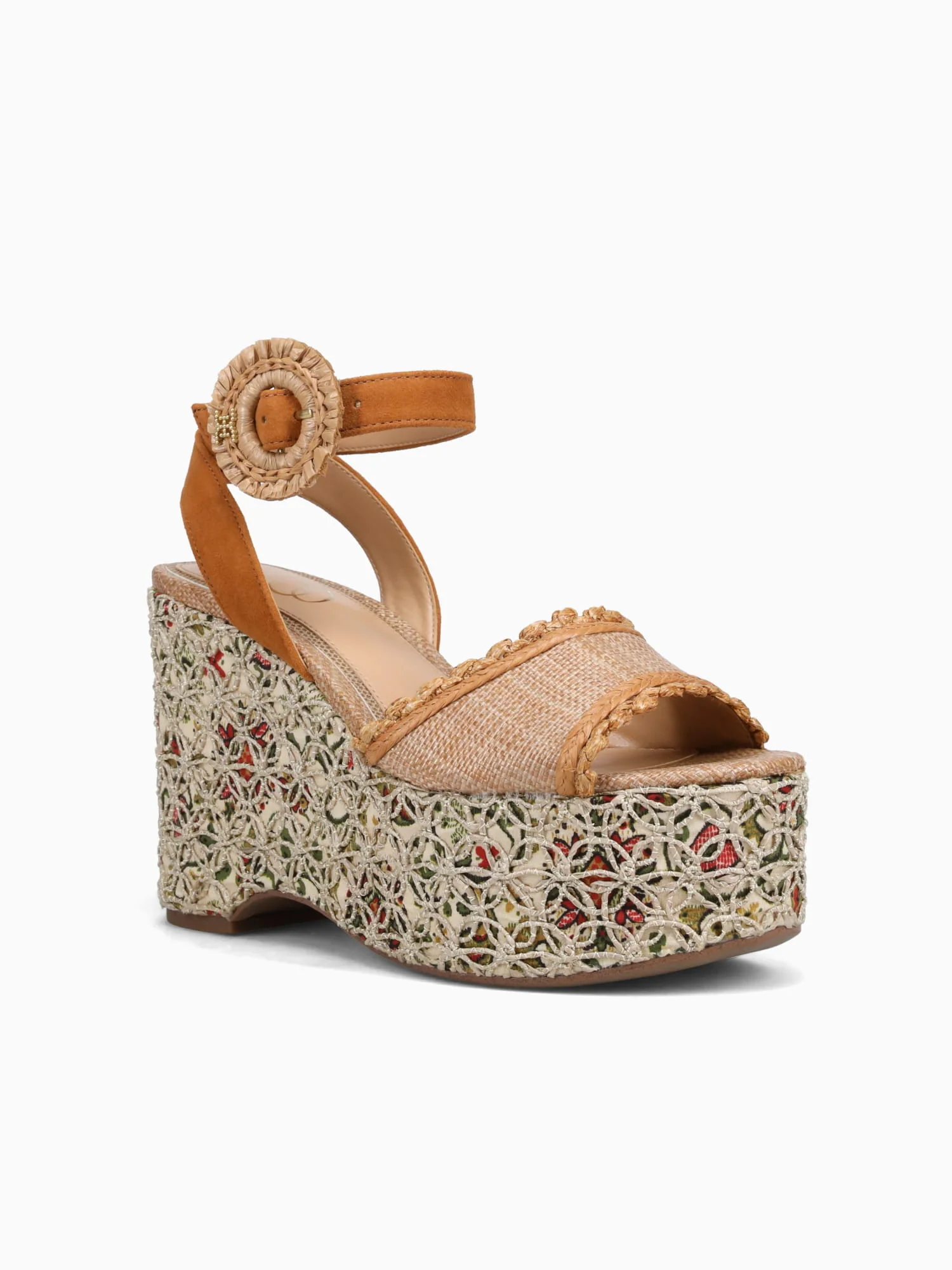 Amber Brown Tan raffia Crochet - Image 2